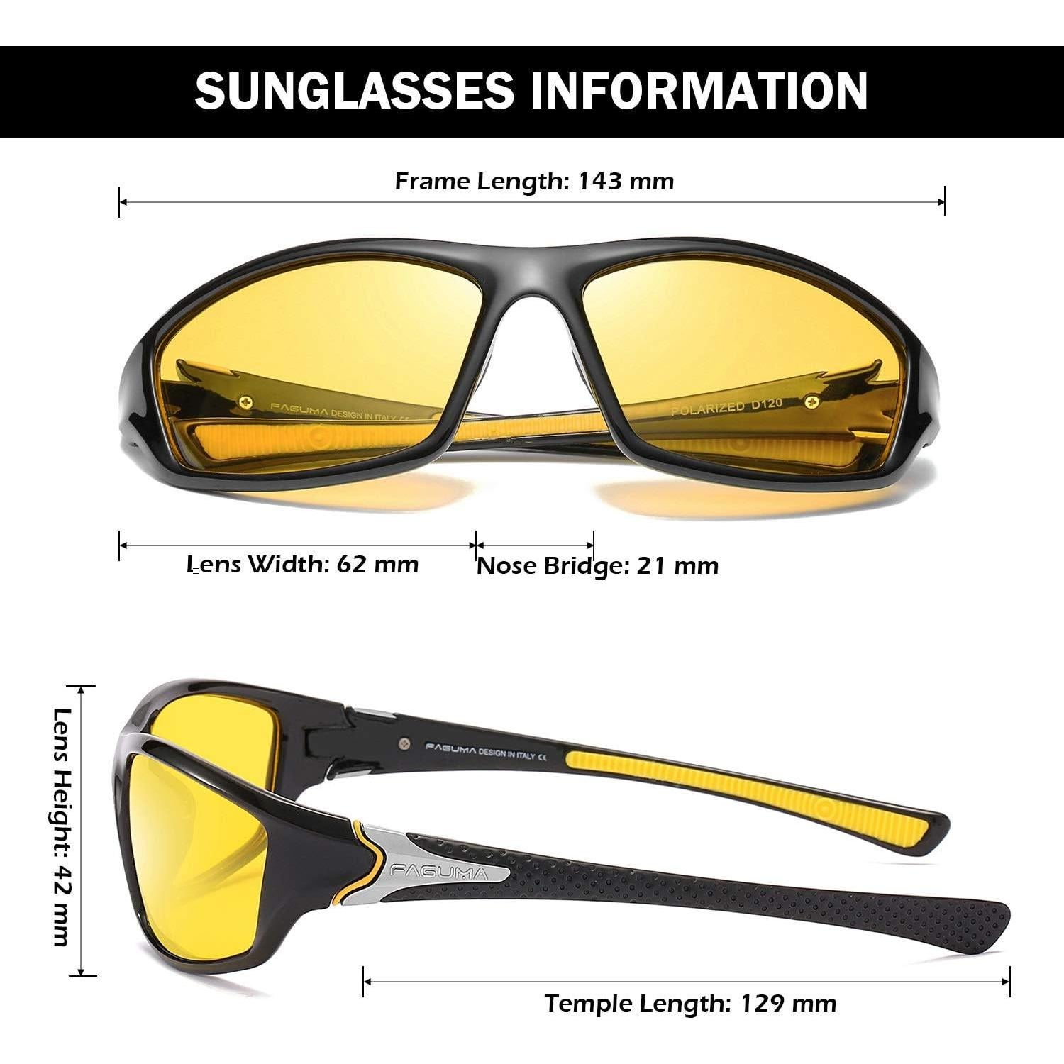 Gafas de sol FAGUMA polarizadas UV400 para hombres