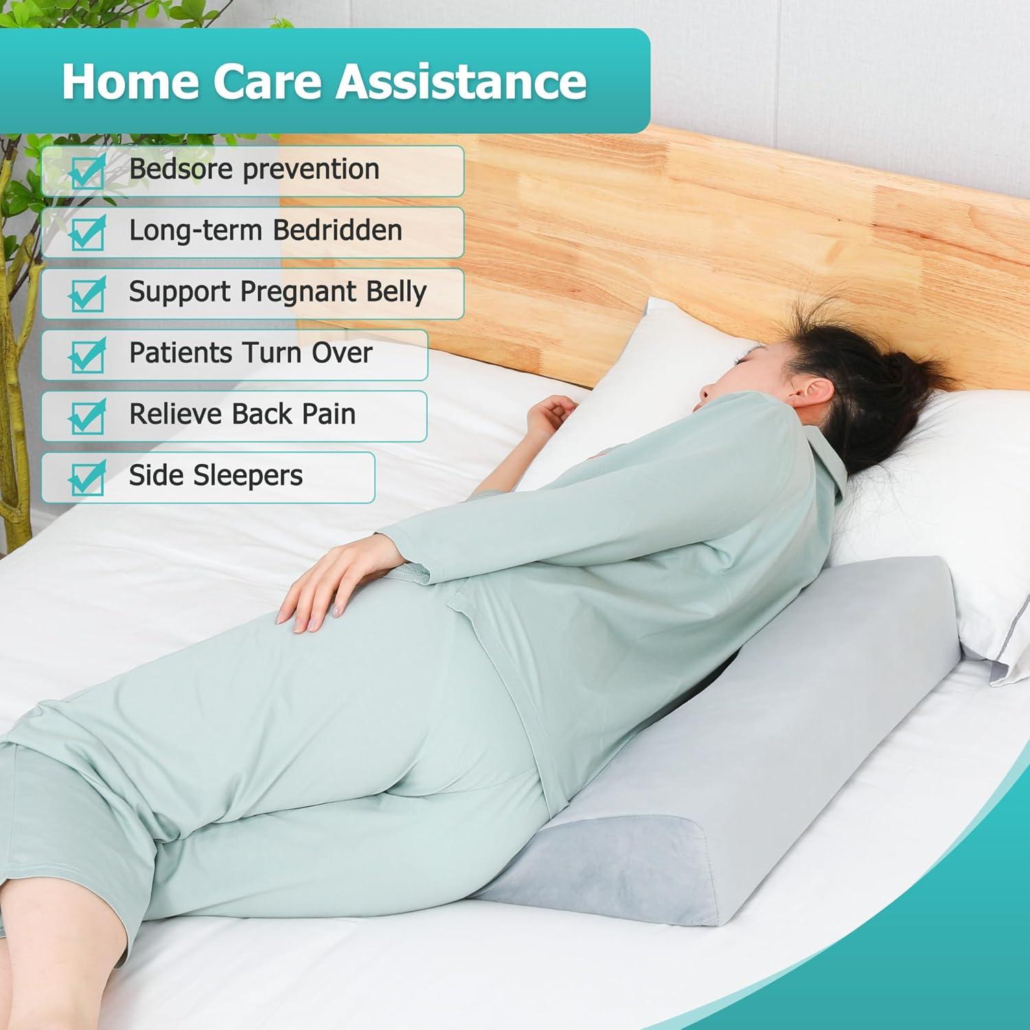 Cojín en cuña JFNoraiva para dormir de lado y post cirugía