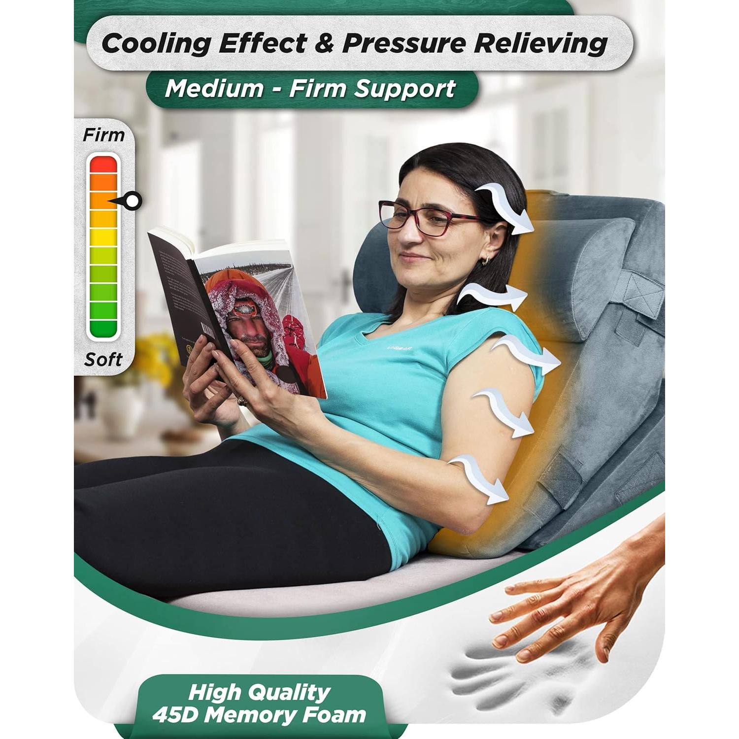 Conjunto de Almohadas en Cuña Ortopédicas Lunix 3 Piezas