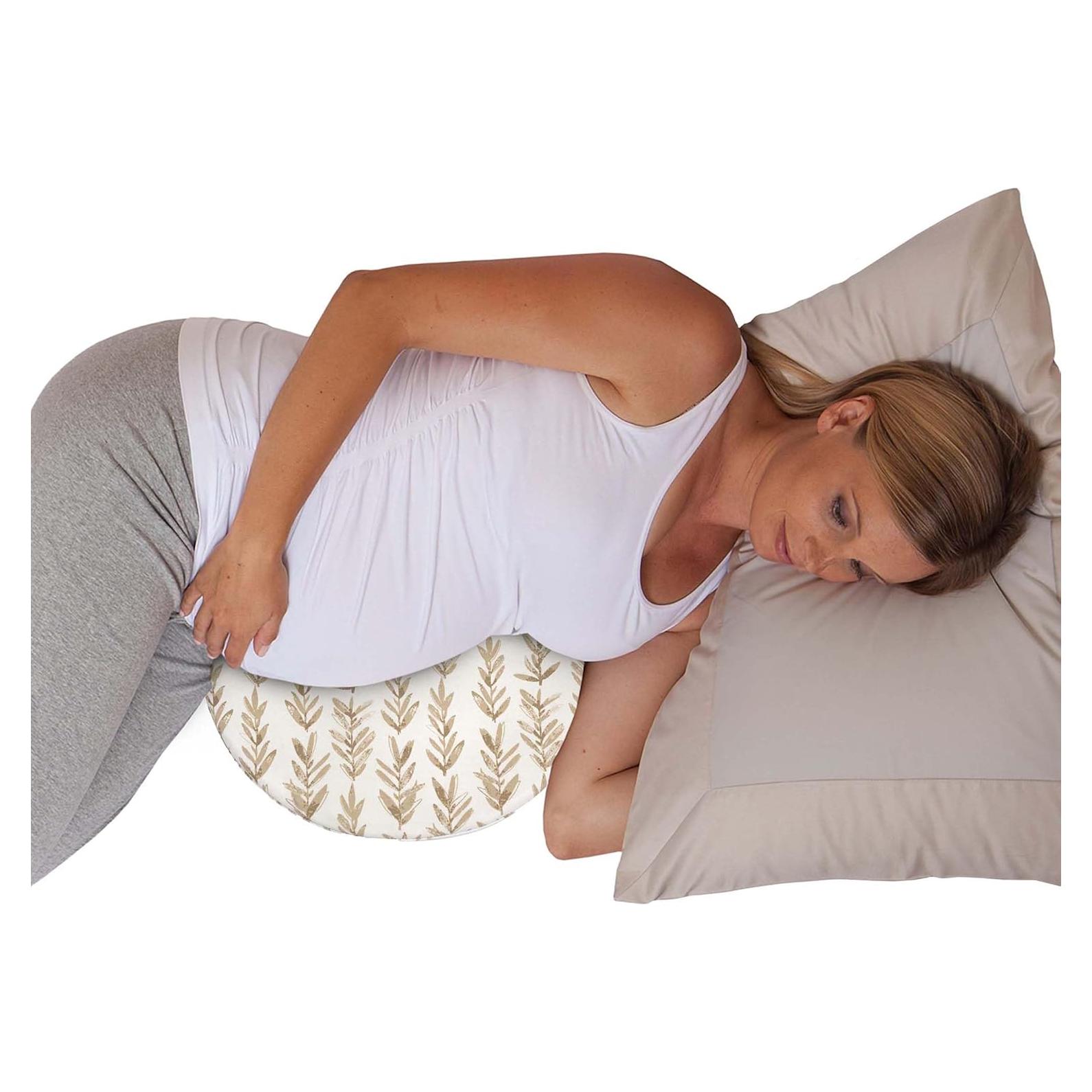 Cojín de Embarazo Boppy Wedge Taupe Soporte Maternidad