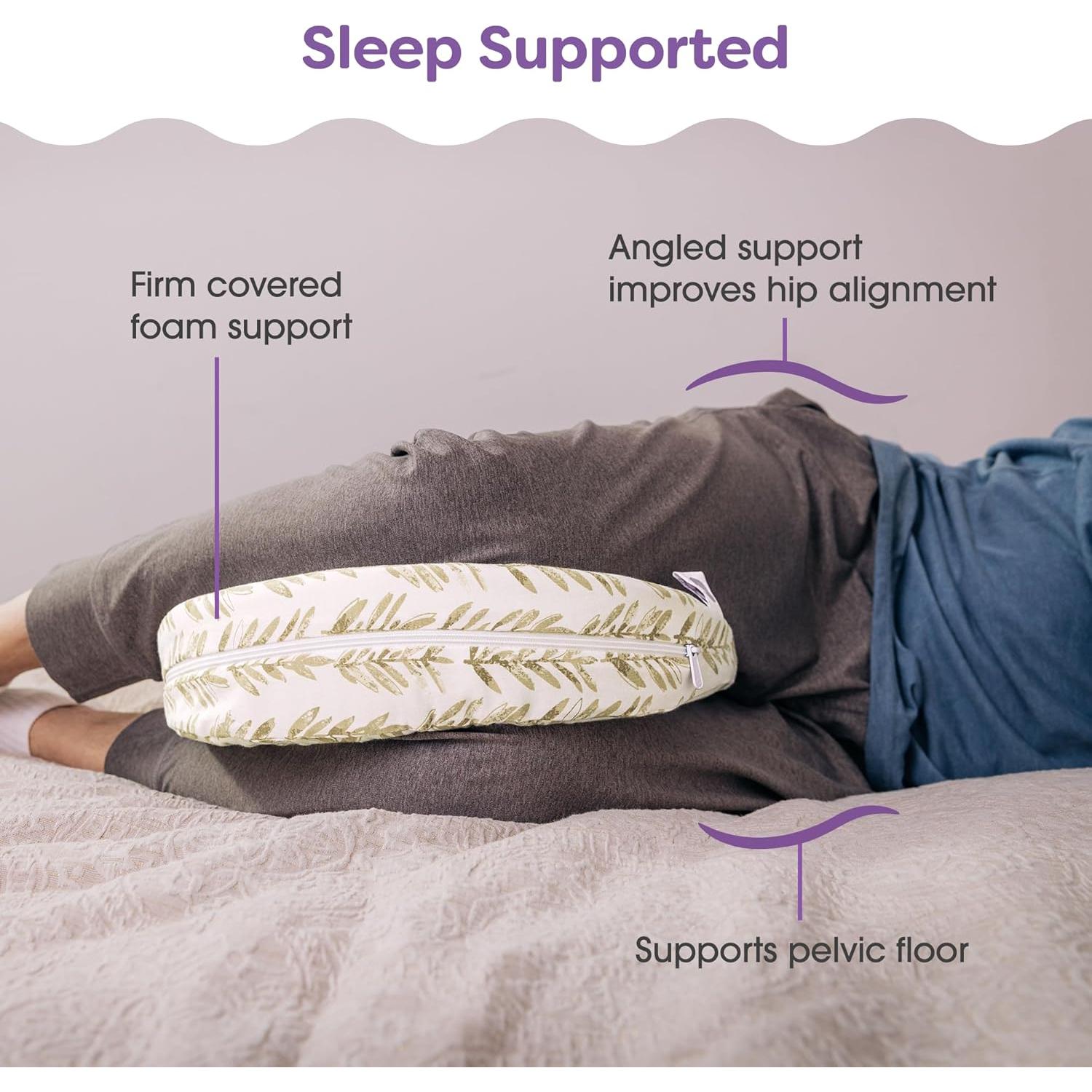 Cojín de Embarazo Boppy Wedge Taupe Soporte Maternidad