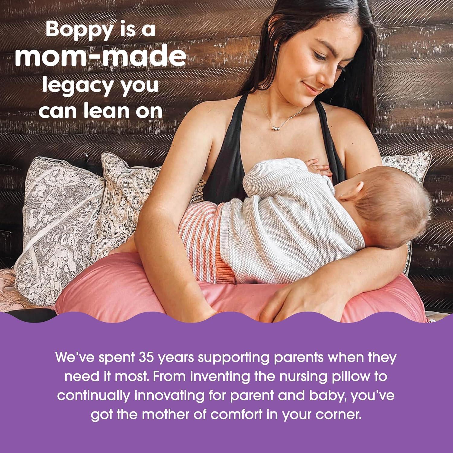 Cojín de Embarazo Boppy Wedge Taupe Soporte Maternidad