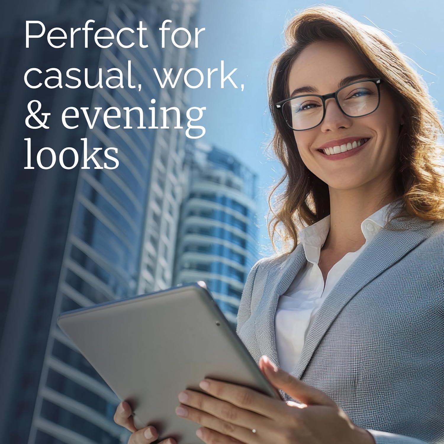 Gafas de lectura CCVOO unisex 3.0x anti luz azul