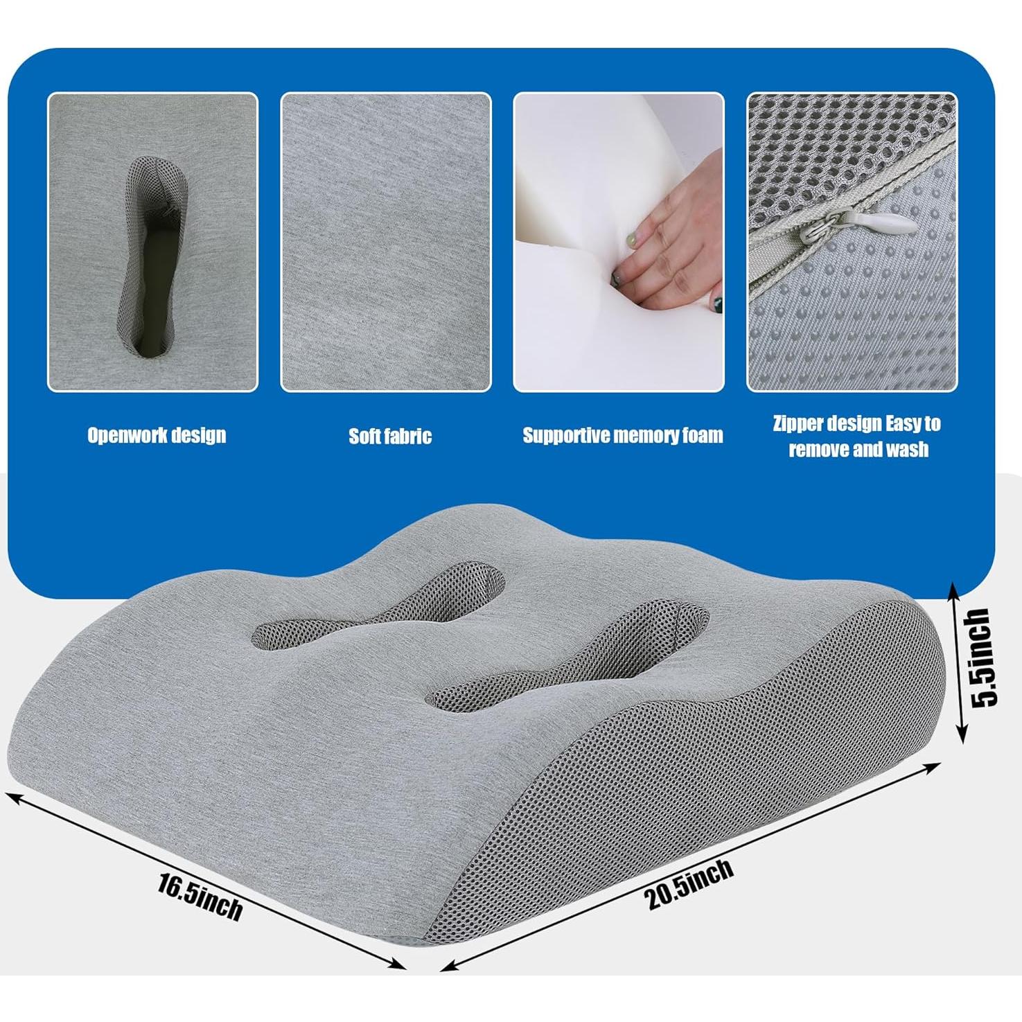 Almohada de Pierna Ergonómica BALAPET Cuña 52x42 cm