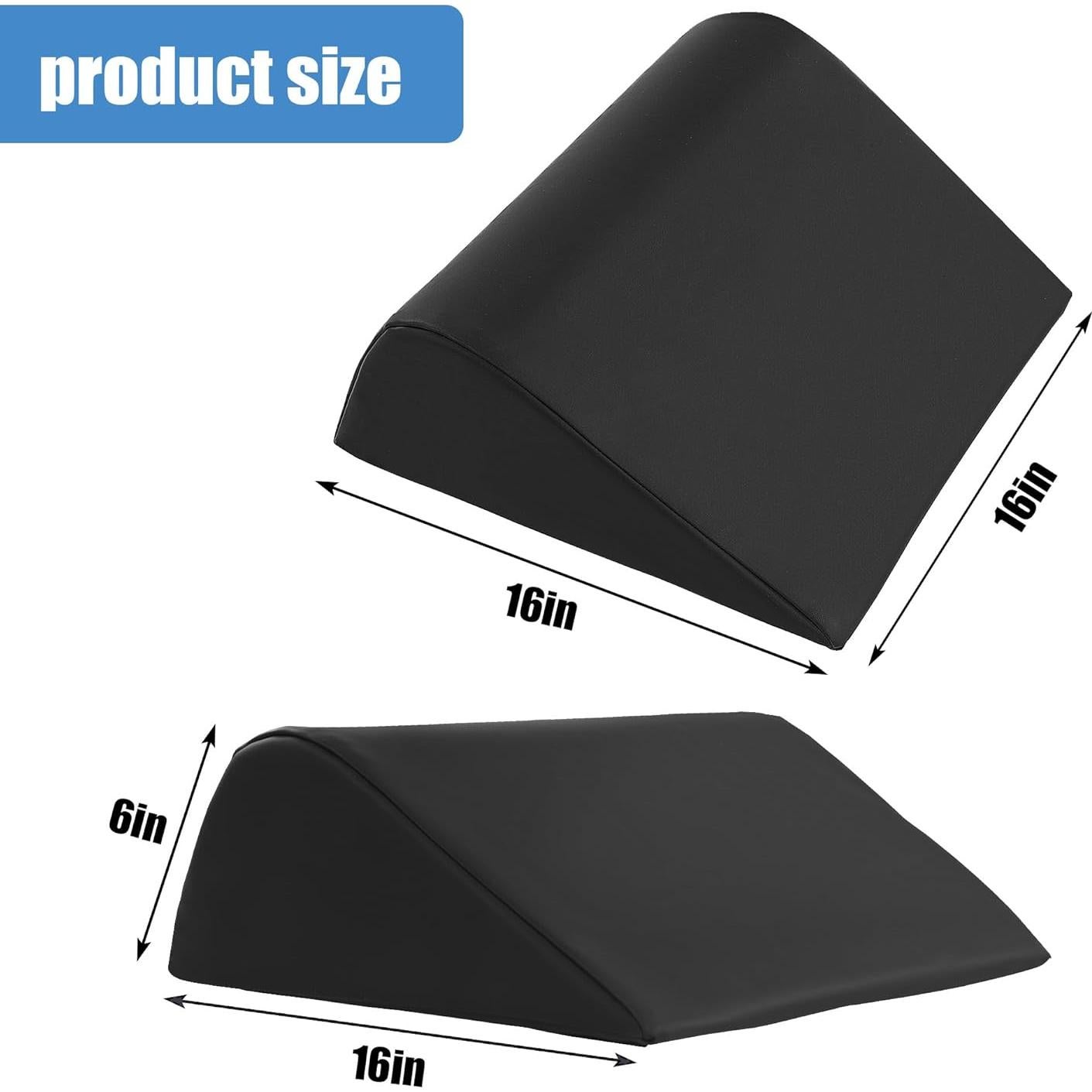 Almohada Wedge HOMBYS para Piernas y Rodillas - Negro