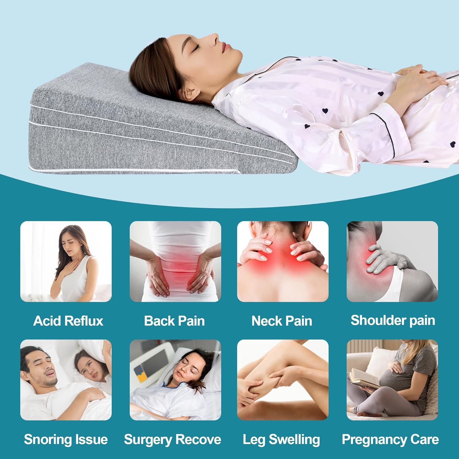 Cojín en Cuña Ajustable ROYALAY 61x51cm Espuma Viscoelástica