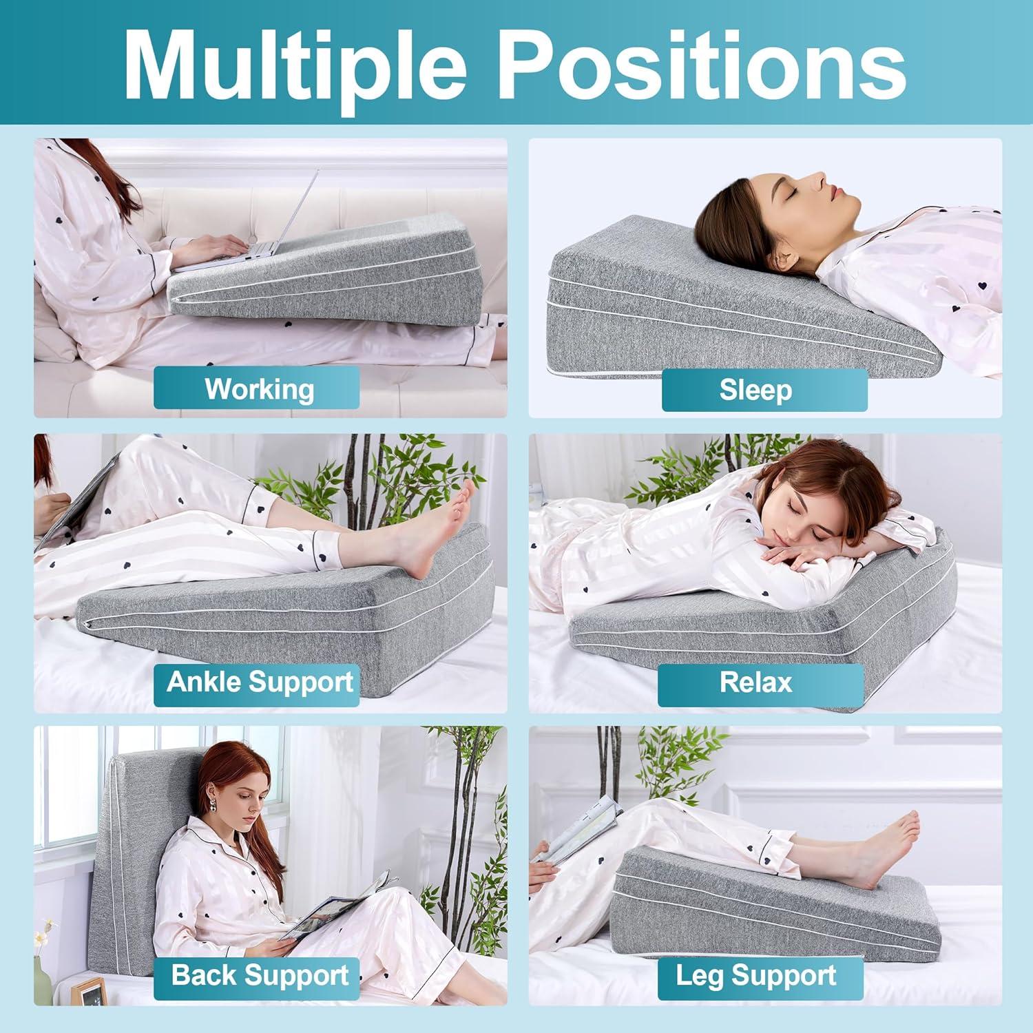 Cojín en Cuña Ajustable ROYALAY 61x51cm Espuma Viscoelástica