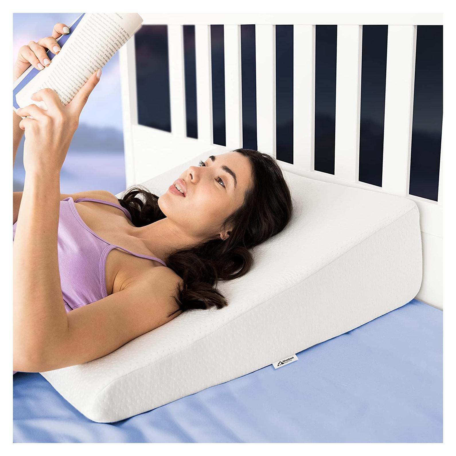 Almohada en Cuña Silverback 26x25 cm Espuma con Memoria