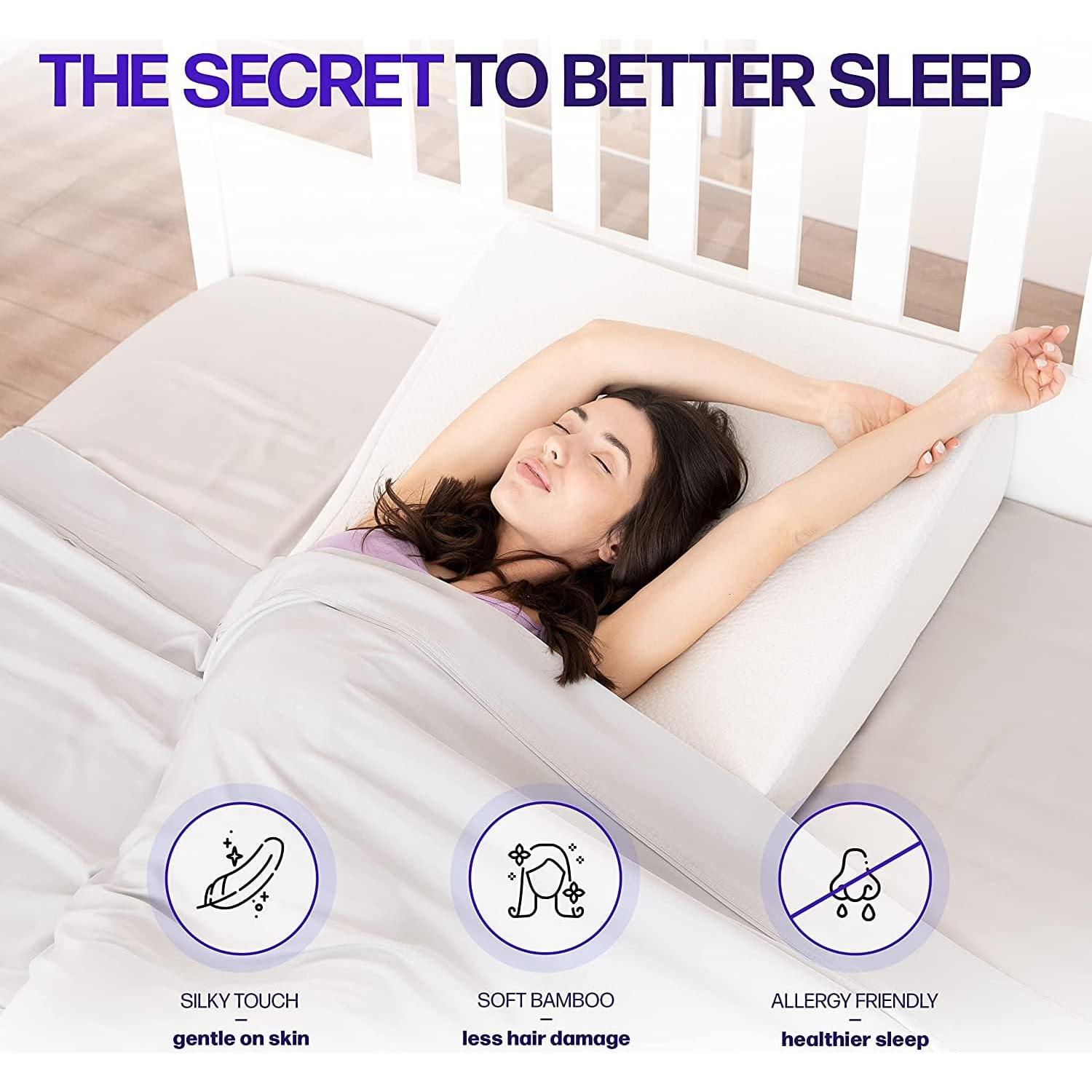 Almohada en Cuña Silverback 26x25 cm Espuma con Memoria