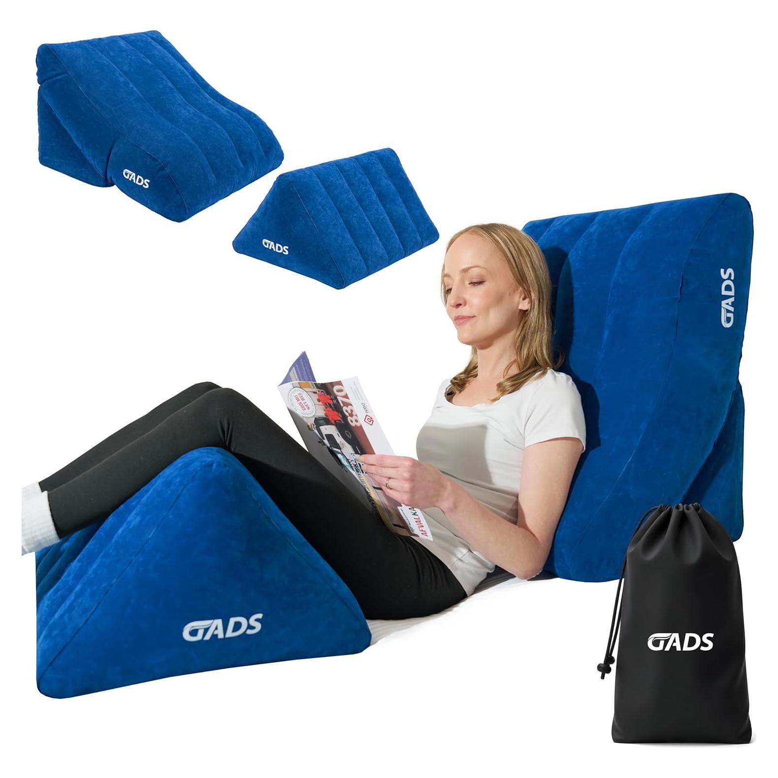 Juego de Almohadas Inflables en Cuña GADS - Alivio para Piernas