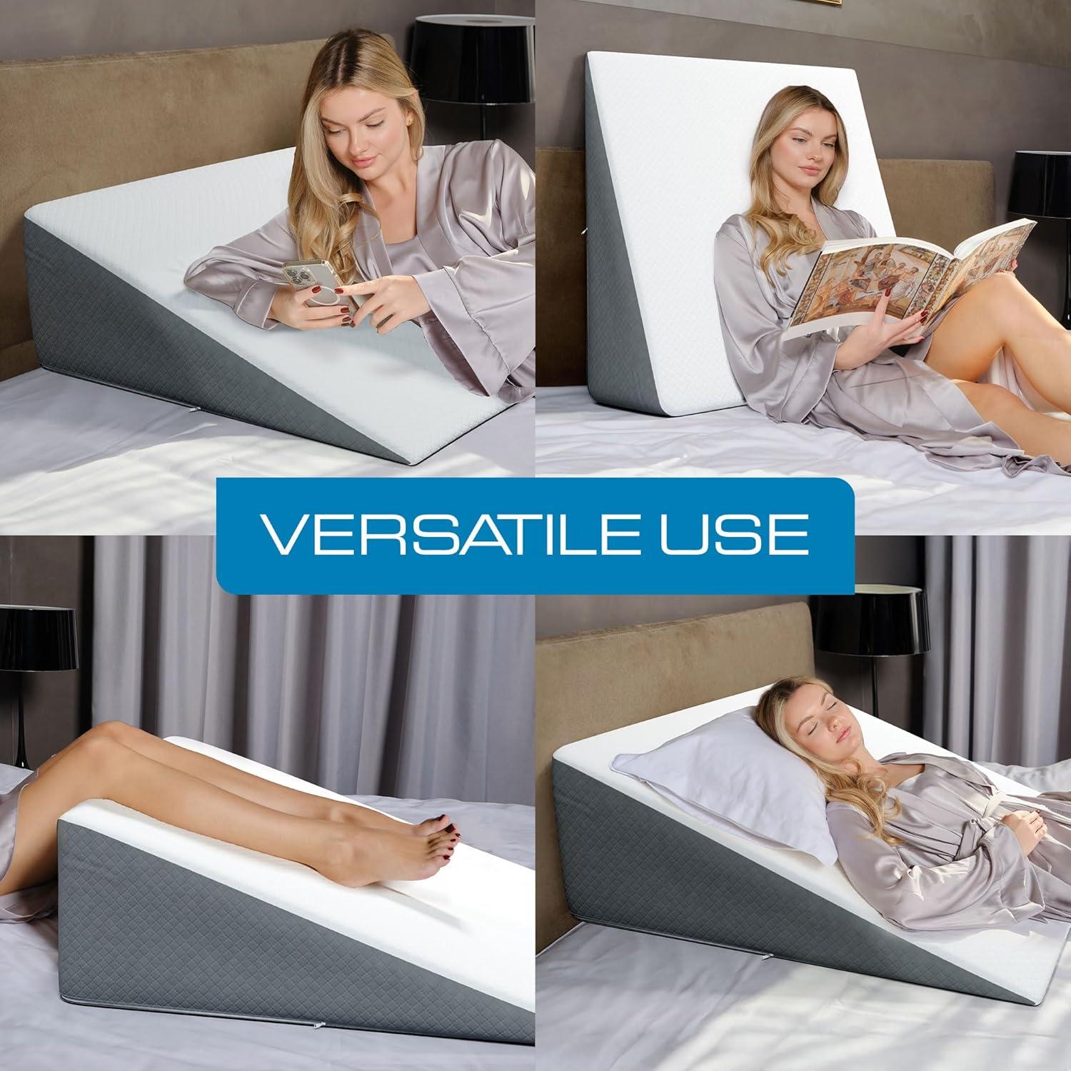 Kolbs Almohada Cuña Extra Ancha 31x33x30 cm Espuma Viscoelástica