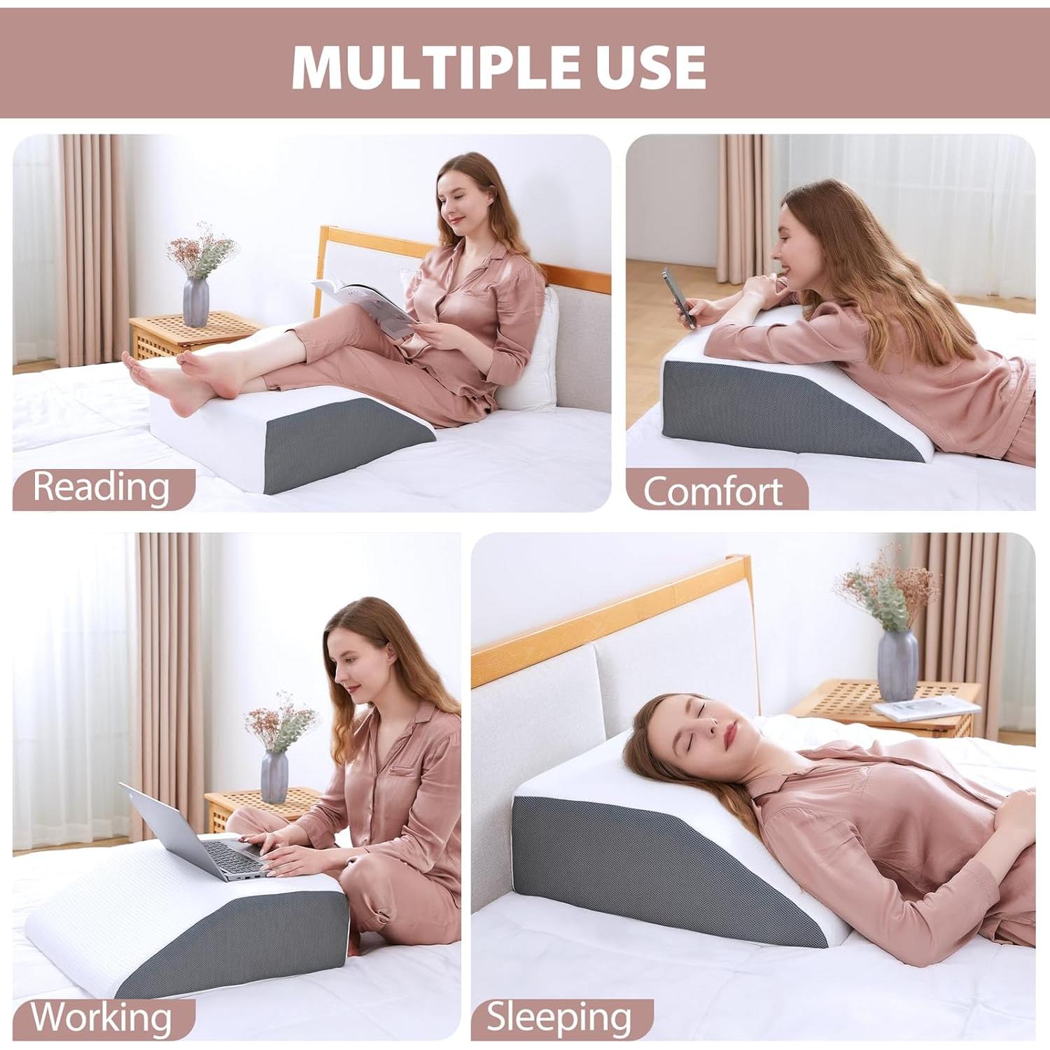 Almohada Elevada para Piernas Touchutopia - Espuma Viscoelástica