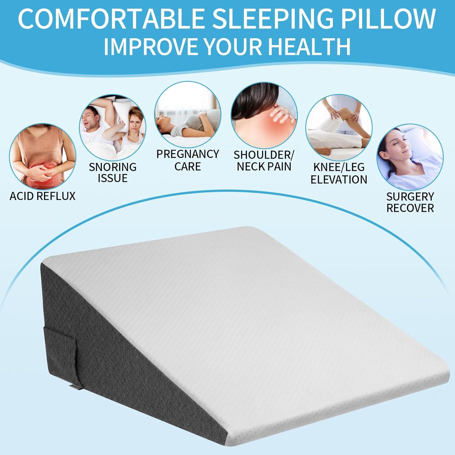 Cojín en Cuña Alhuldhopia 61x61x20 cm Espuma de Memoria