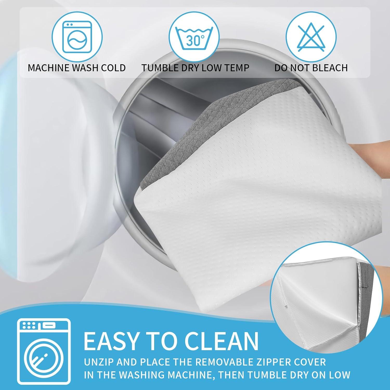 Cojín en Cuña Alhuldhopia 61x61x20 cm Espuma de Memoria