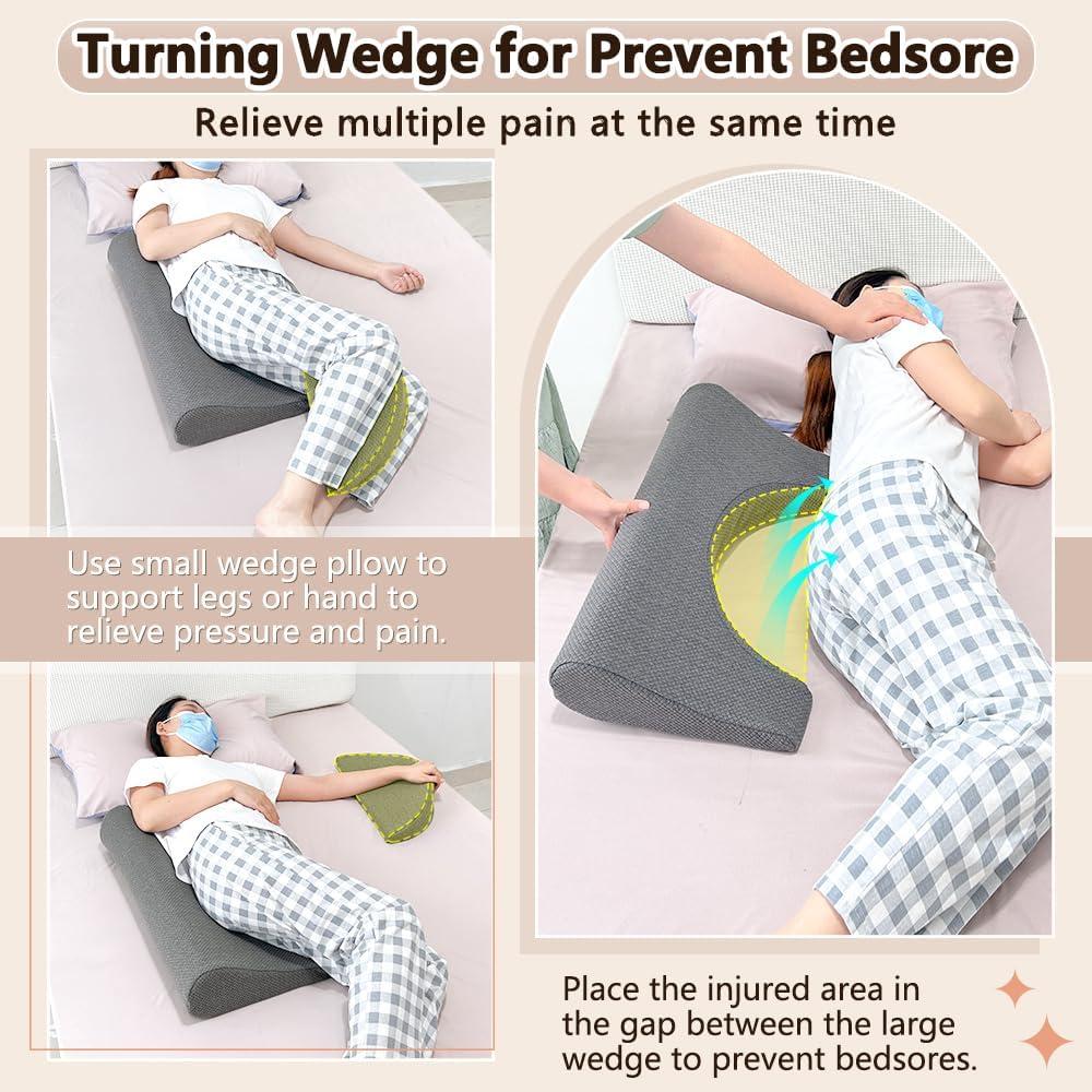 Almohada Cuña Ergonomica KAAMOS para Dormir de Lado