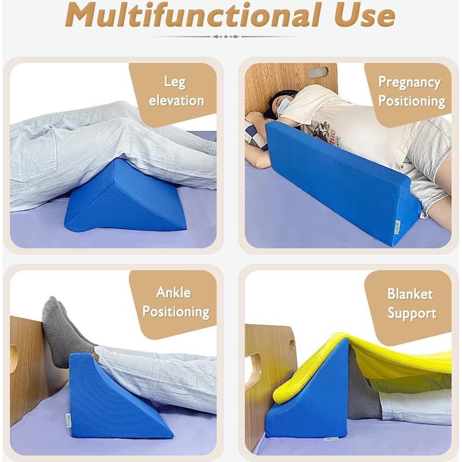 Cojín en cuña Mistuki 60 cm para dormir y soporte médico