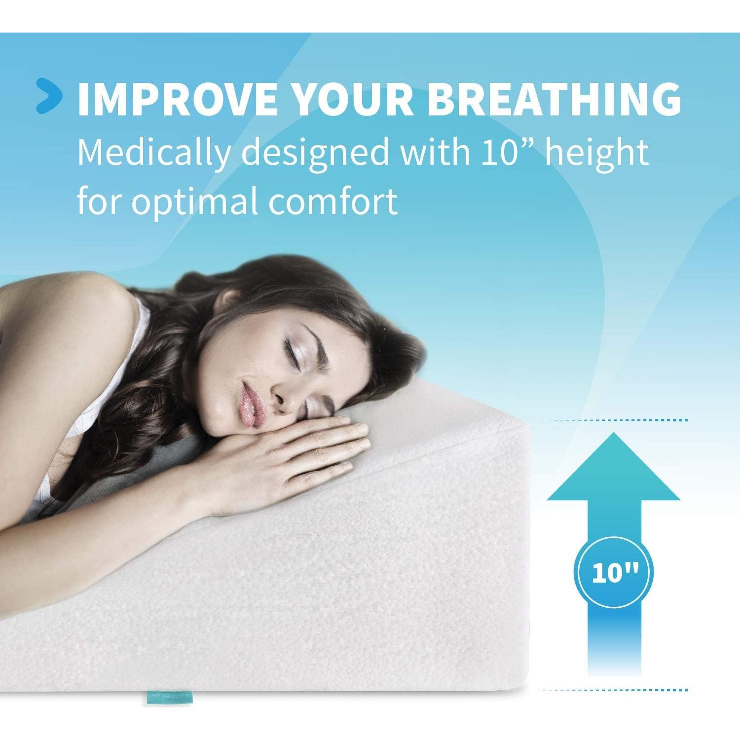 Cojín en Cuña Refrigerante VivaLife 63.5x61x25.4 cm