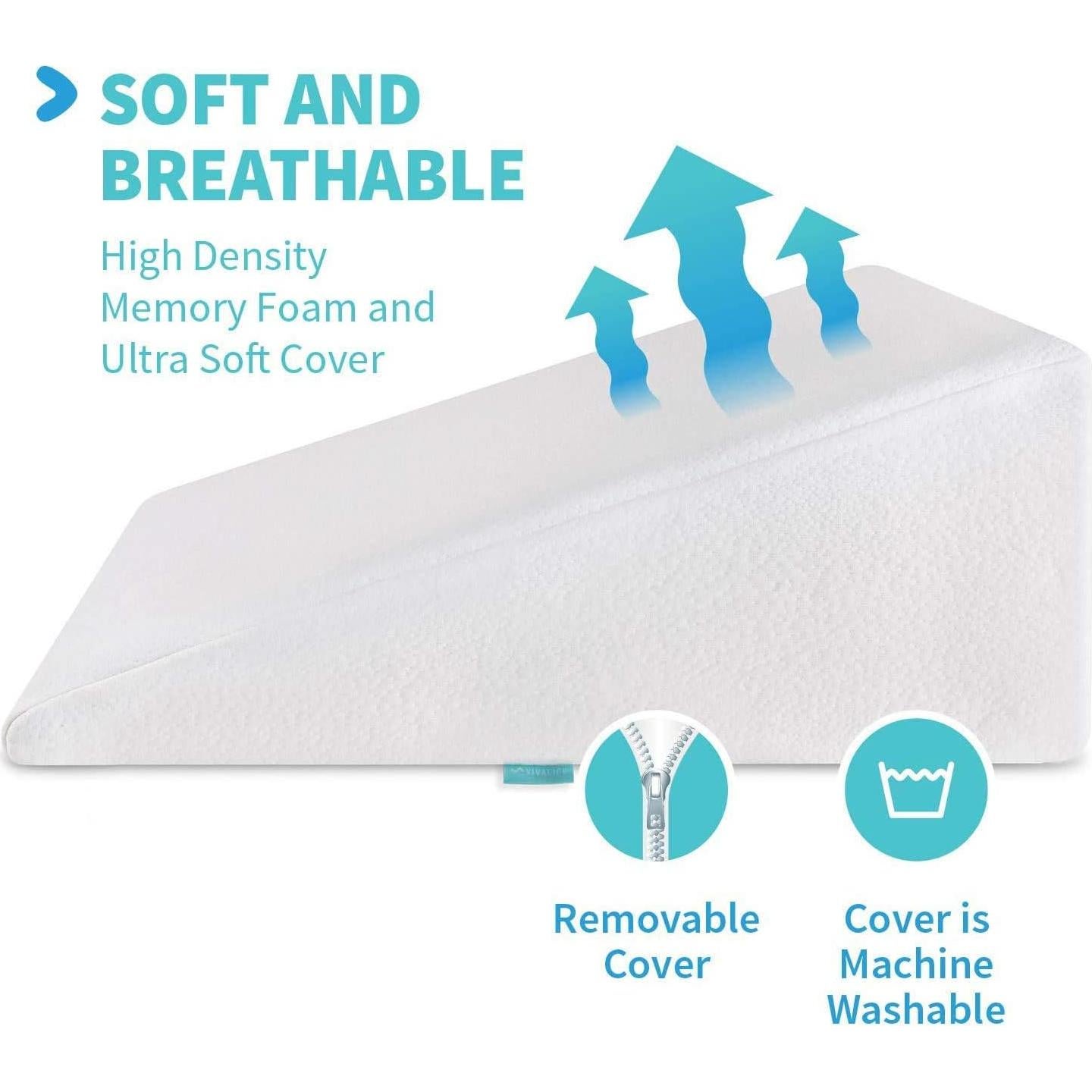 Cojín en Cuña Refrigerante VivaLife 63.5x61x25.4 cm