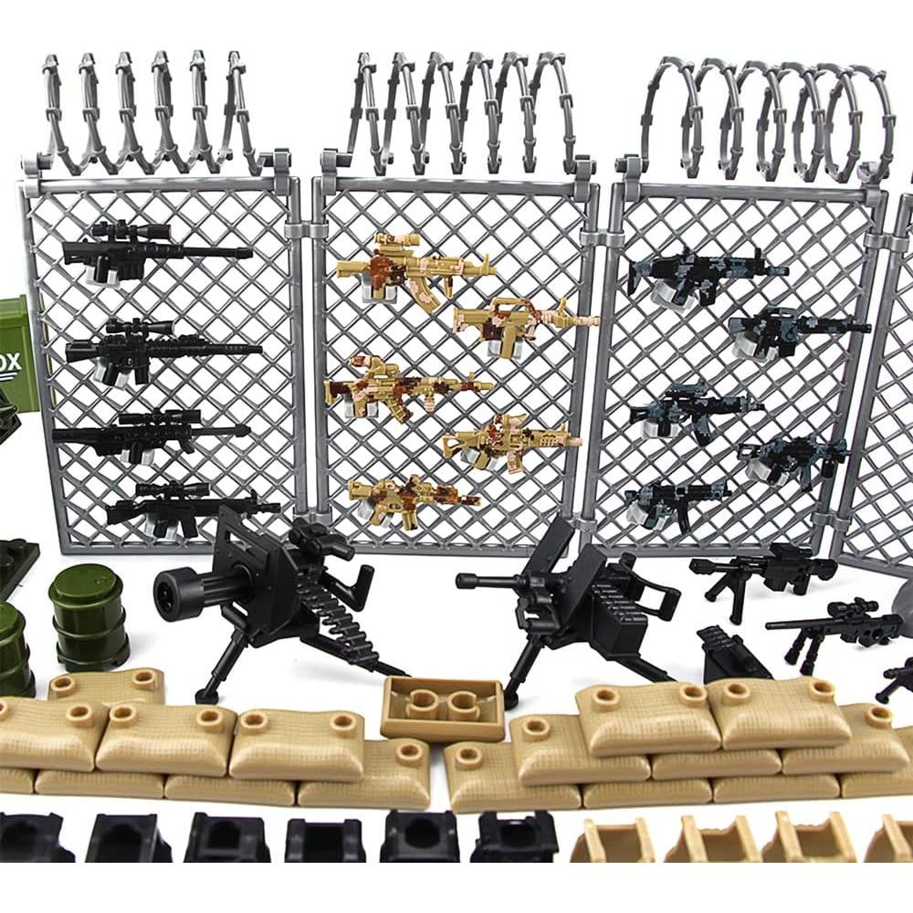 Set de Armas Militares Feleph para Figuras 4+ SWAT