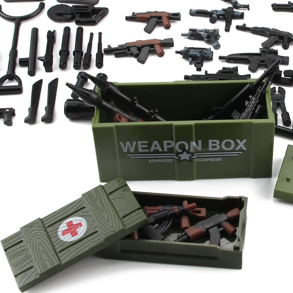 Set de Armas Militares Feleph para Figuras 4+ SWAT
