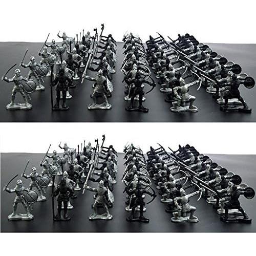 60 Figuras de Guerreros Medievales MARBOL - Juguete Soldados