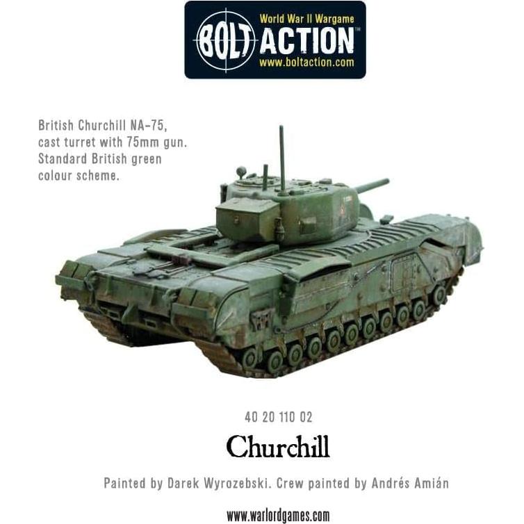 Tanque de Infantería Churchill 1:56 Warlord Games - Miniatura Pintable