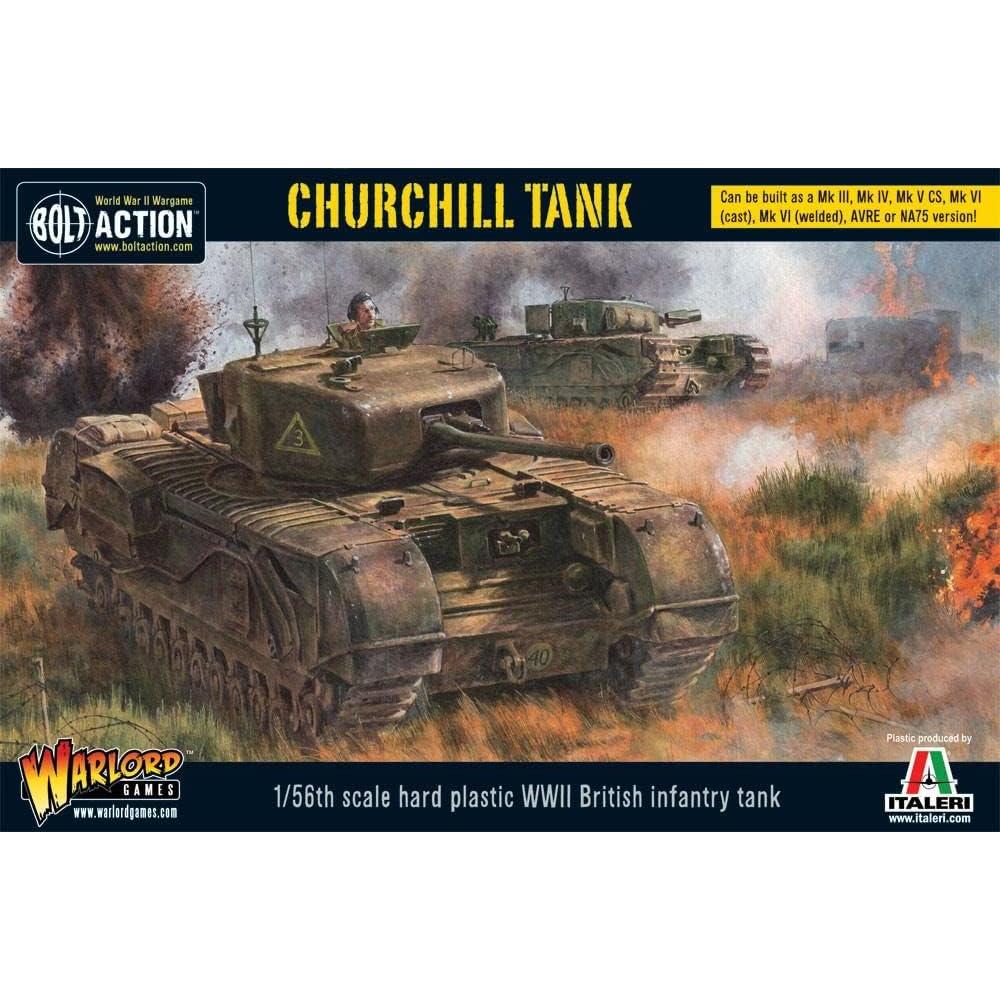 Tanque de Infantería Churchill 1:56 Warlord Games - Miniatura Pintable