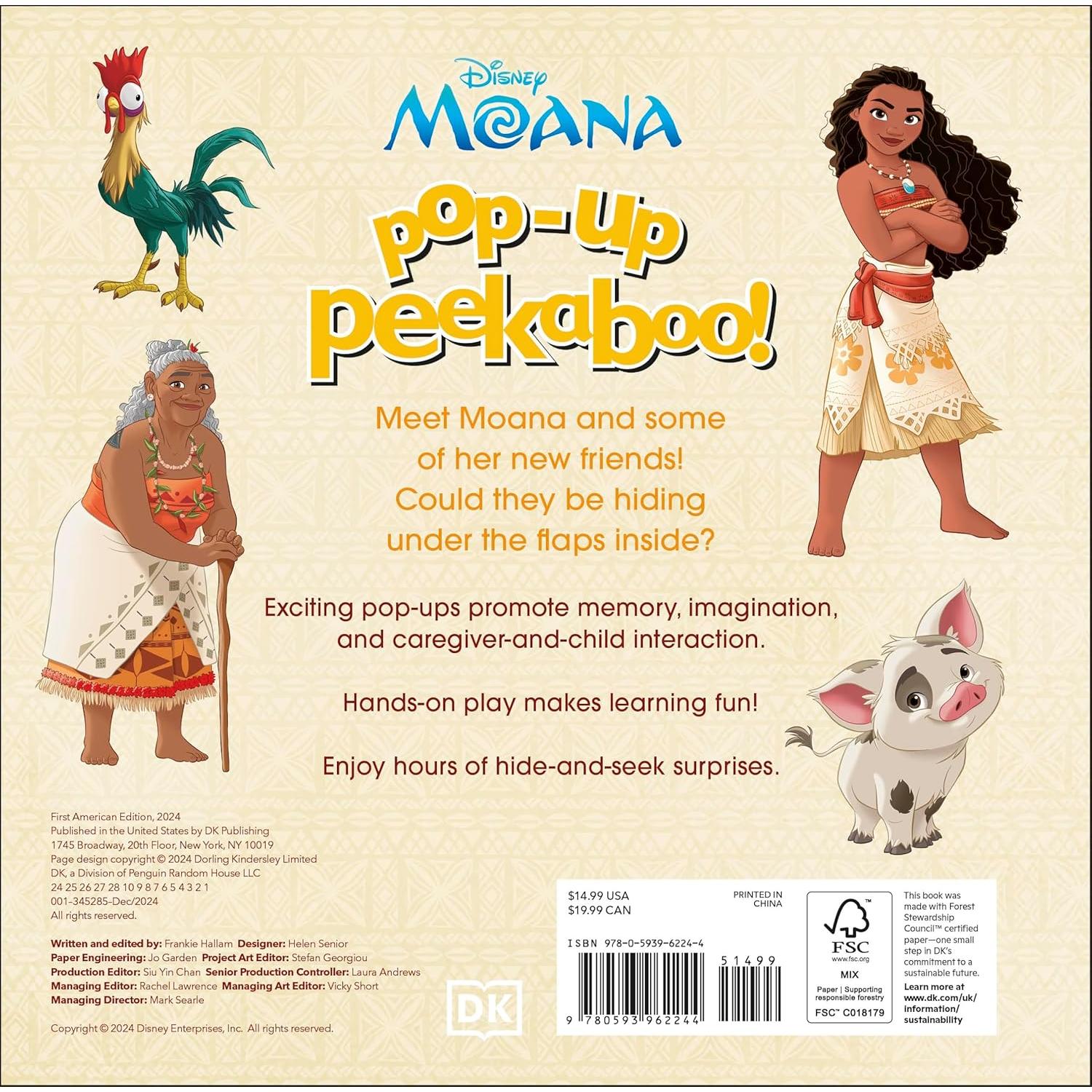 Pop-Up Peekaboo! Disney Moana