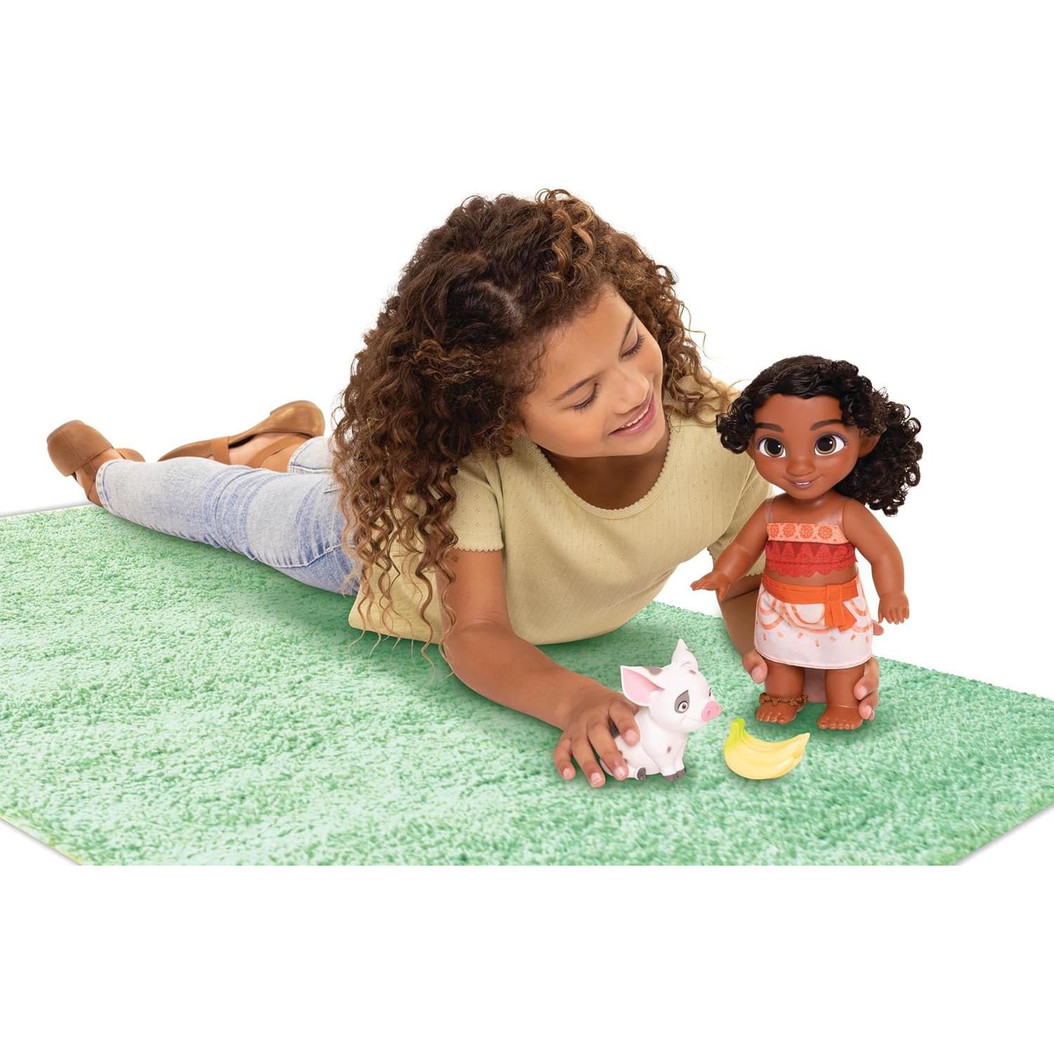Muñeca Disney Moana 2 Simea con Pua 27,94 cm - Set de Juego