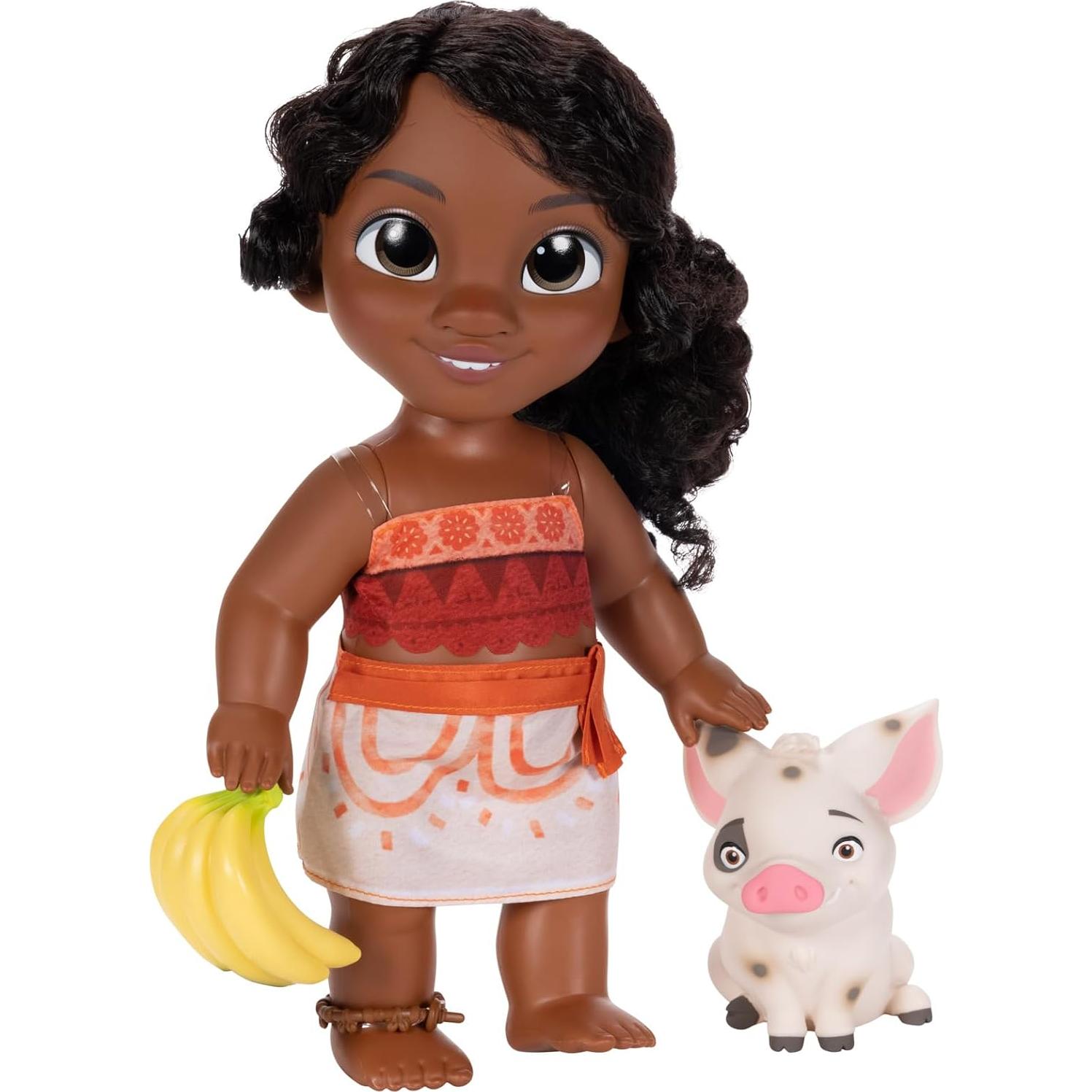 Muñeca Disney Moana 2 Simea con Pua 27,94 cm - Set de Juego