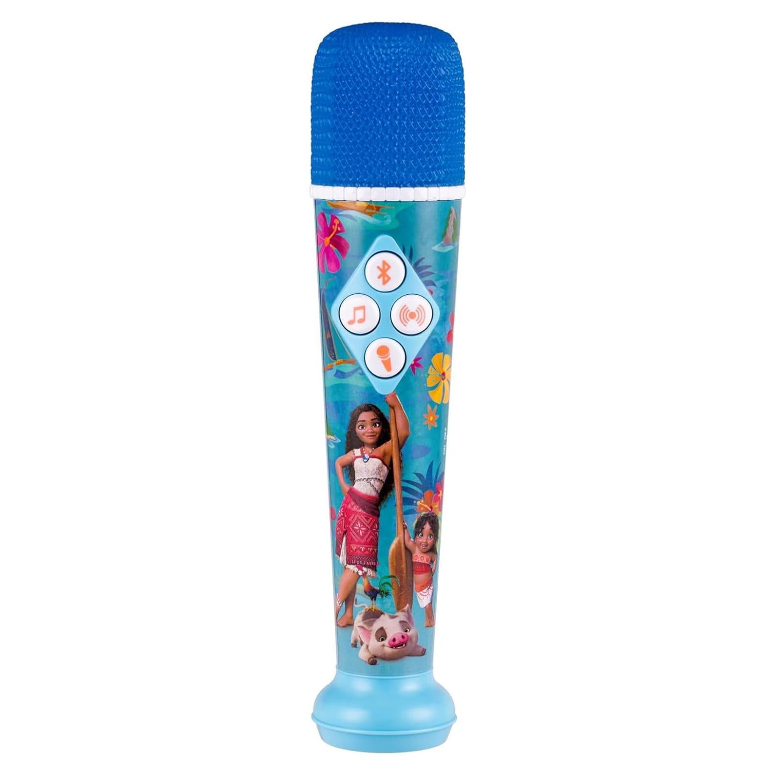 Micrófono Karaoke eKids Moana 2 Bluetooth con Luces LED