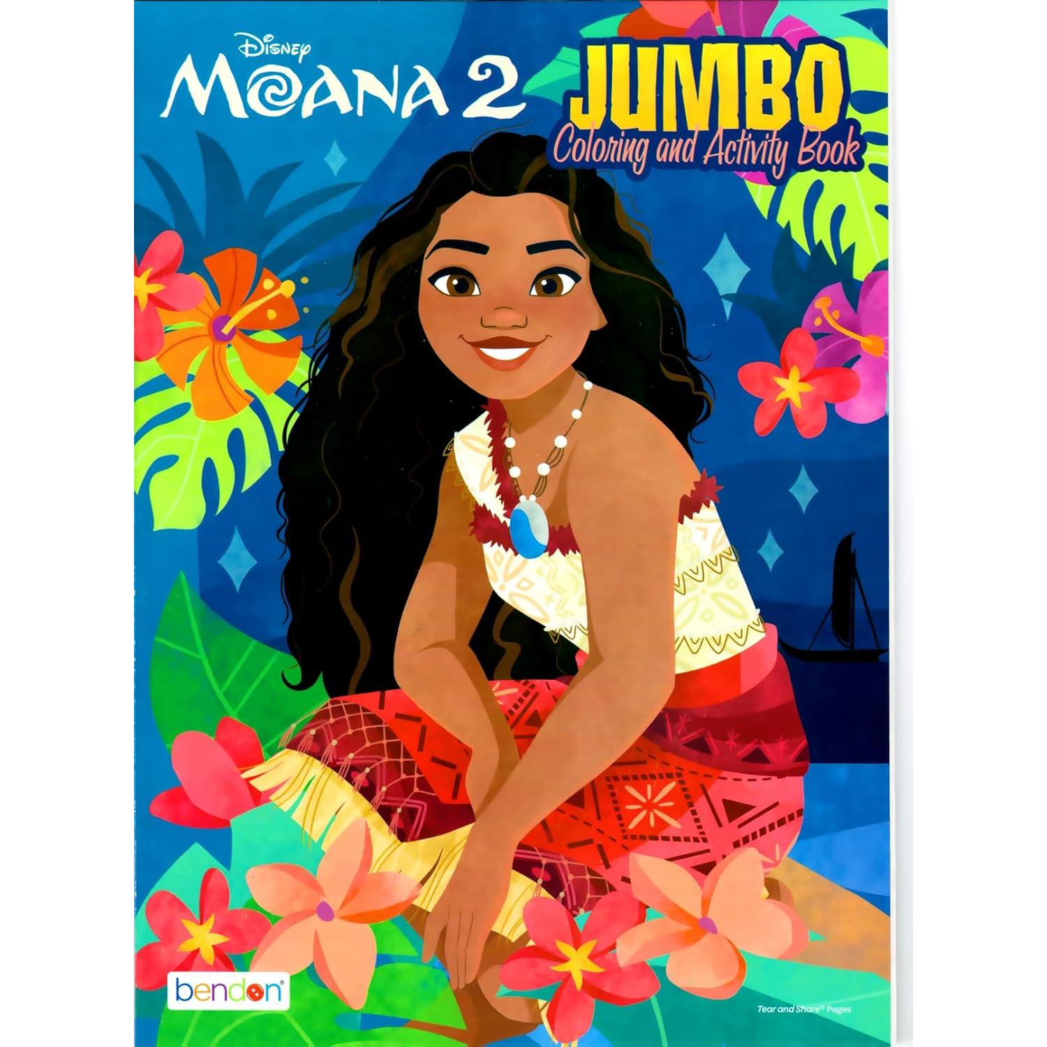 Conjunto de Libros para Colorear Disney Moana - 2 Libros y Más