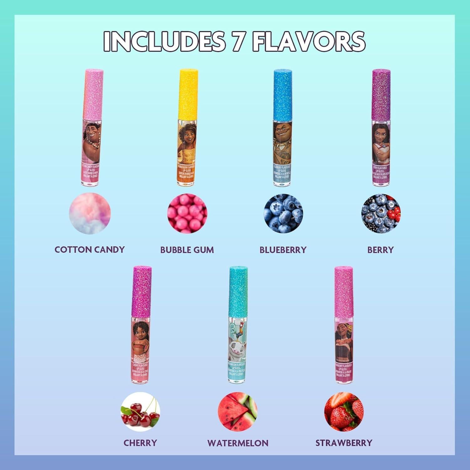 Set de 7 Brillos Labiales Moana Townley Girl 20x14cm