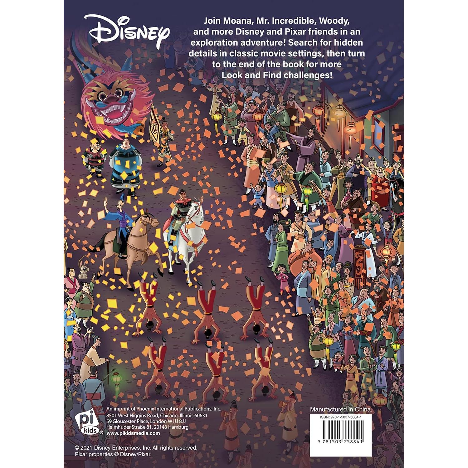 Disney - Toy Story, Moana, Monsters Inc., and More! - Who Do You See? Look and Find Activity Book - PI Kids
