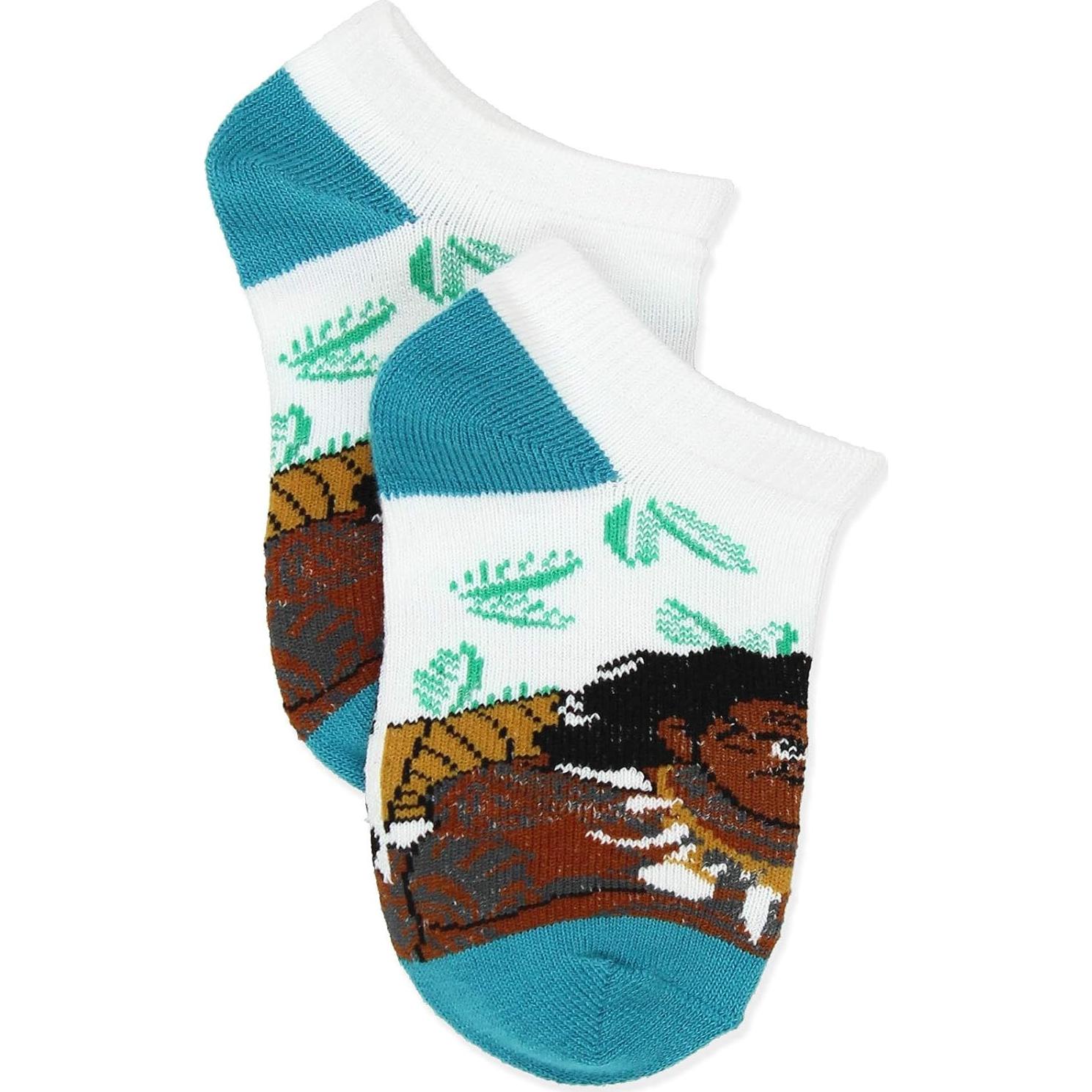 Conjunto 6 pares calcetines Moana Disney para niñas