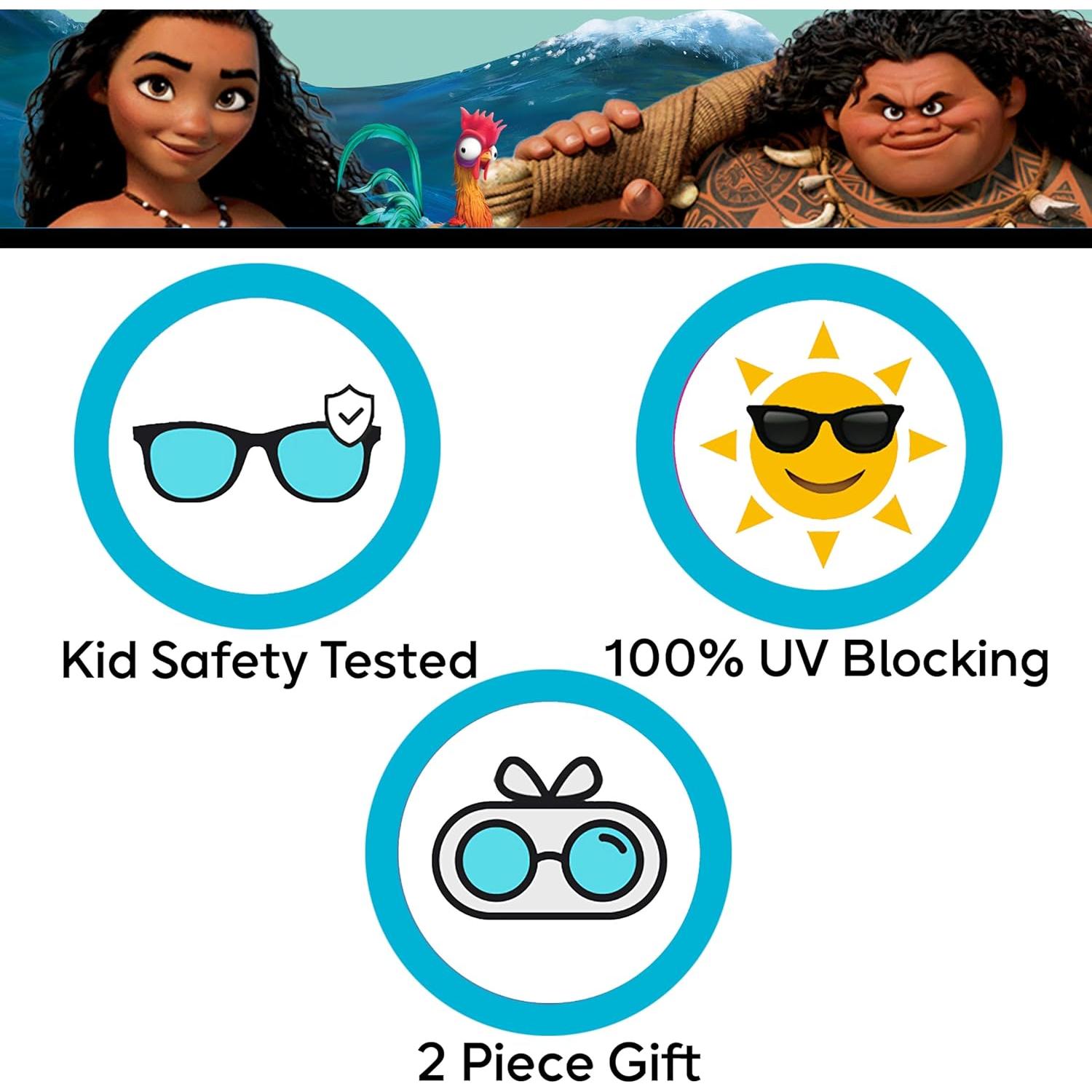 Gafas de sol para niños Sun-Staches Moana UV400 con estuche