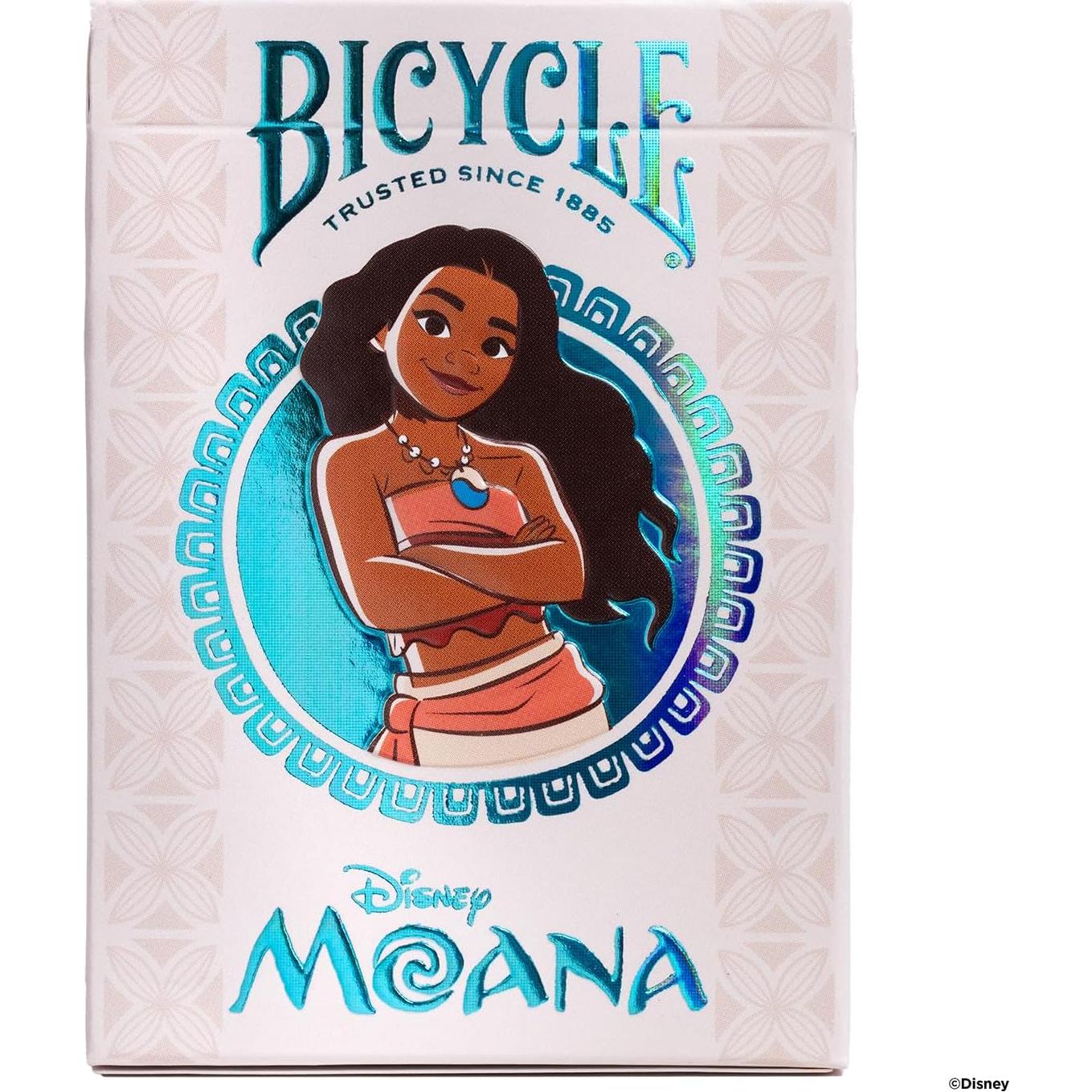 Baraja de Jugar Moana Disney - Bicycle - 84.8g - 9.2x6.5cm