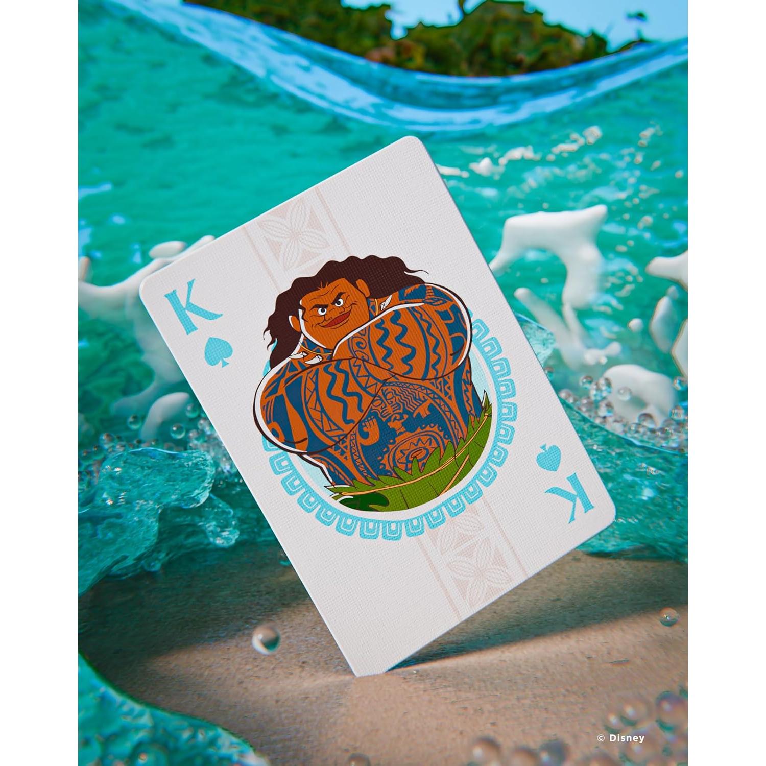 Baraja de Jugar Moana Disney - Bicycle - 84.8g - 9.2x6.5cm