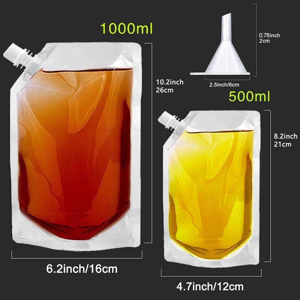 Frasco de licor oculto Vignee 0,95L y 0,47L kit de 11