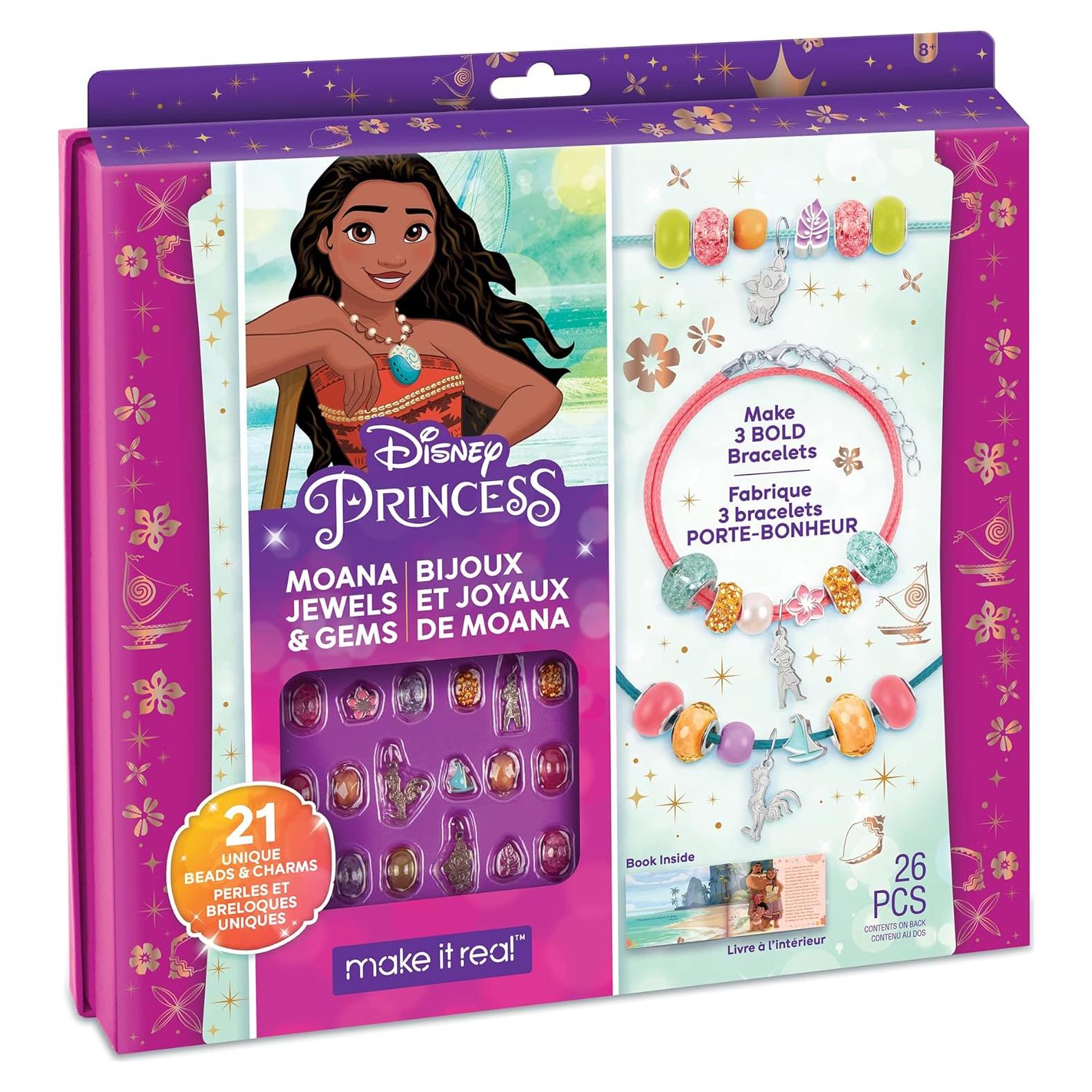 Kit de Joyería DIY Hazlo Real Moana - 26 Piezas para Niñas