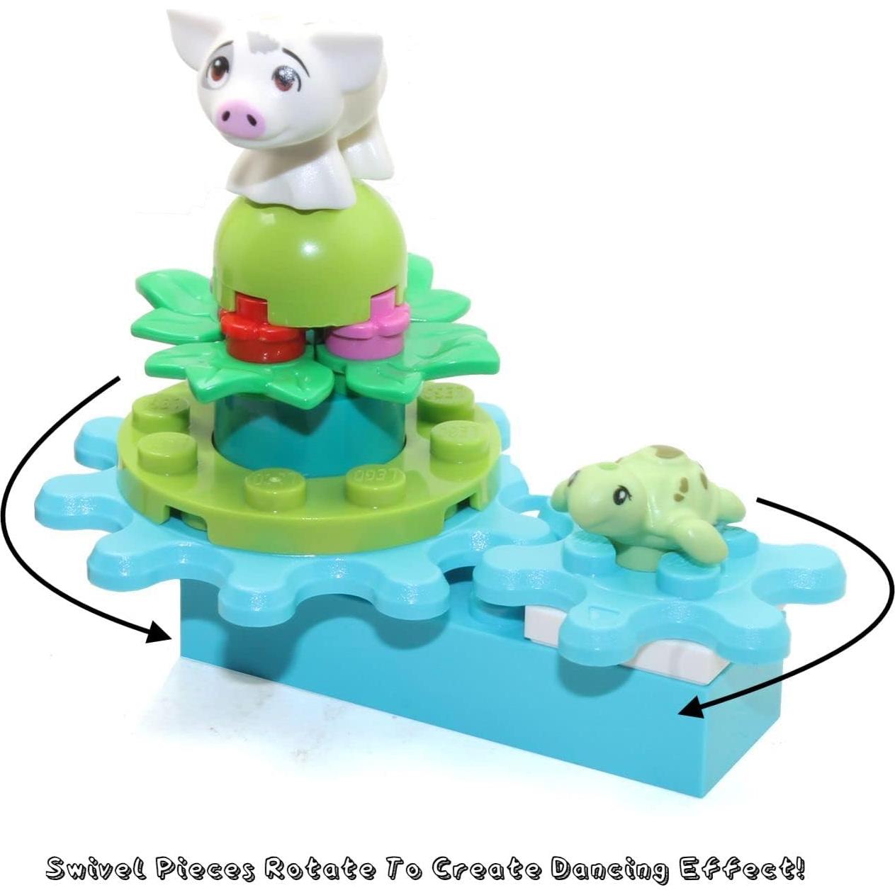 LEGO Minifigura Disney Moana Pua y Tortuga Bebé 2,5cm