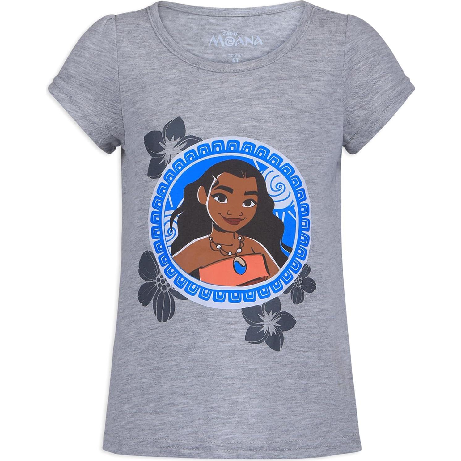 Camisetas de Manga Corta Disney Lilo y Stitch Niñas 3 Pzas