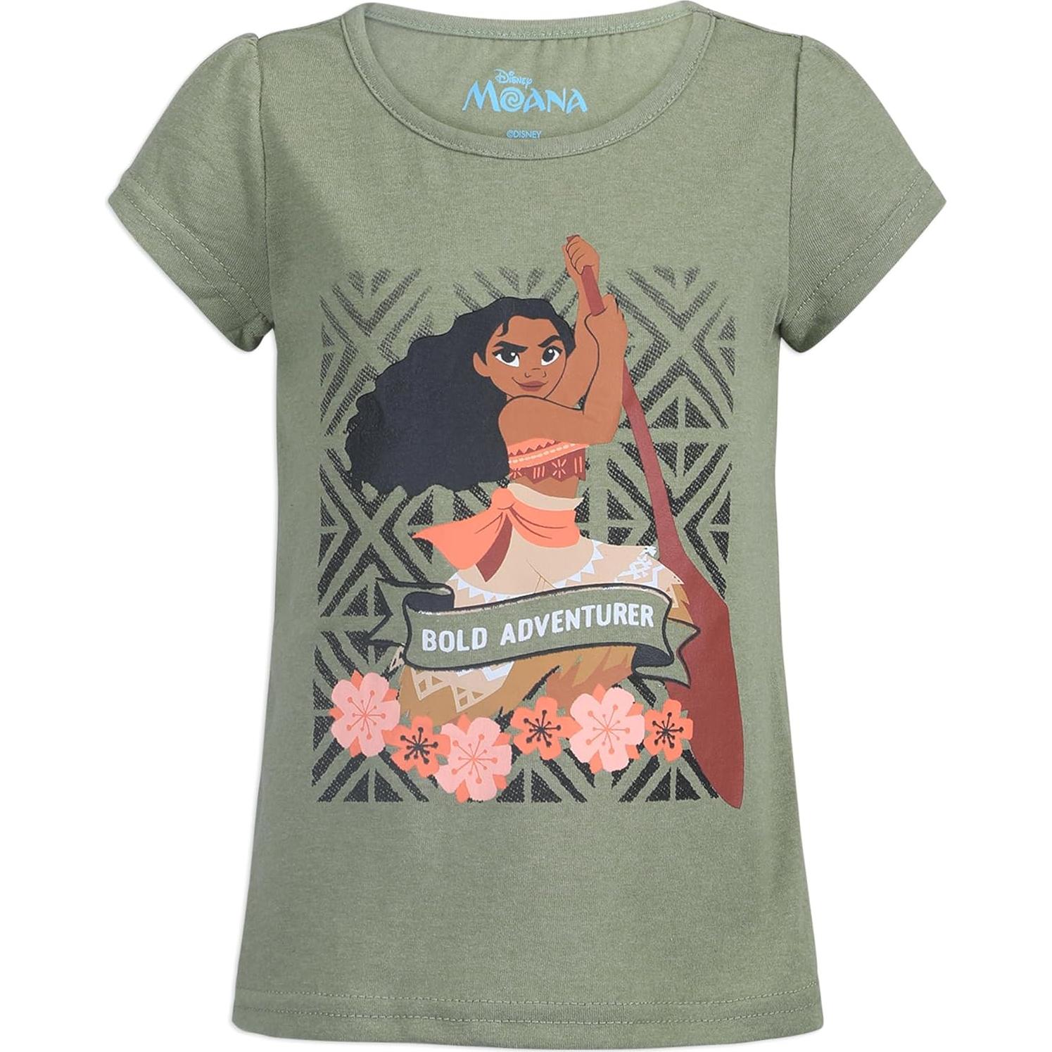 Camisetas de Manga Corta Disney Lilo y Stitch Niñas 3 Pzas