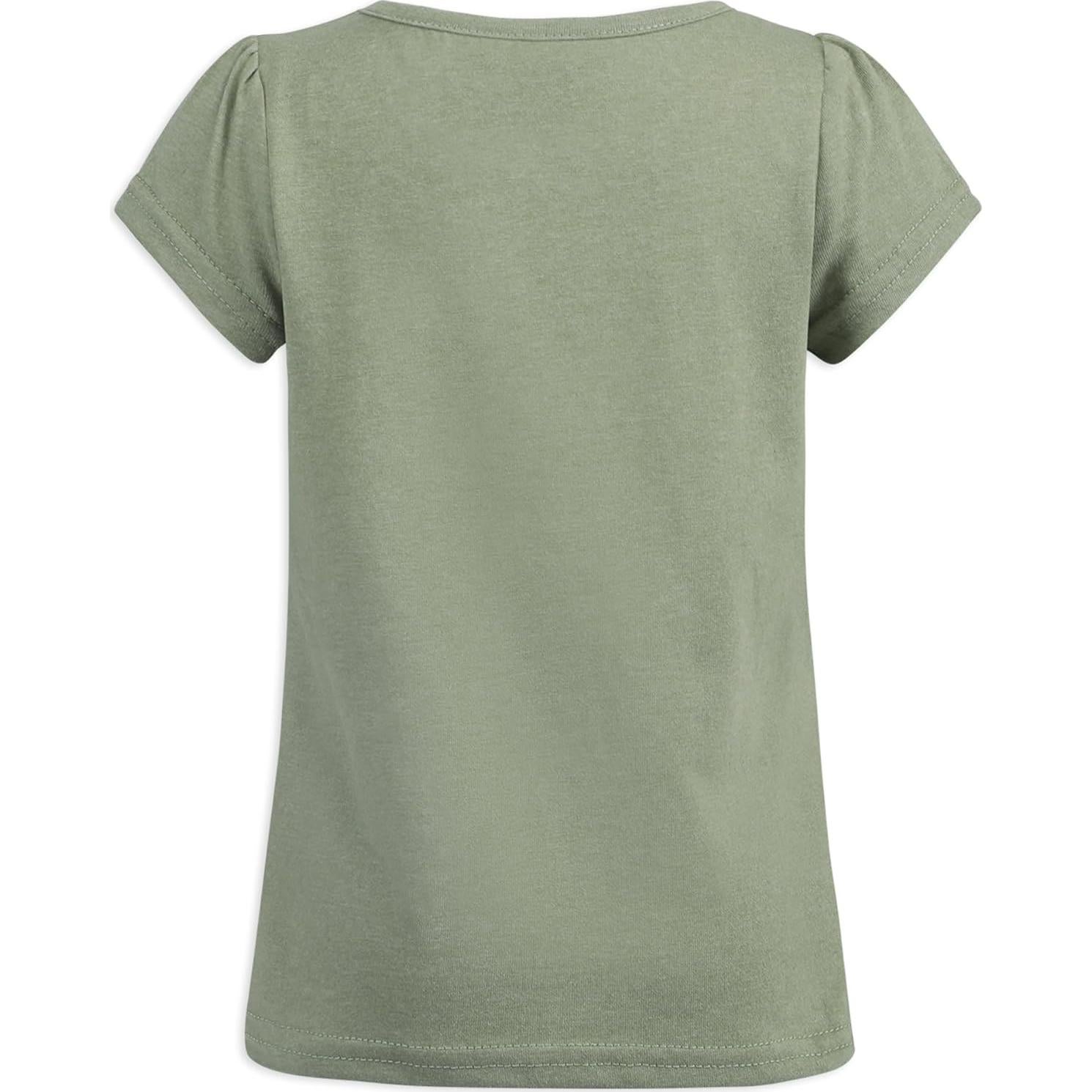 Camisetas de Manga Corta Disney Lilo y Stitch Niñas 3 Pzas