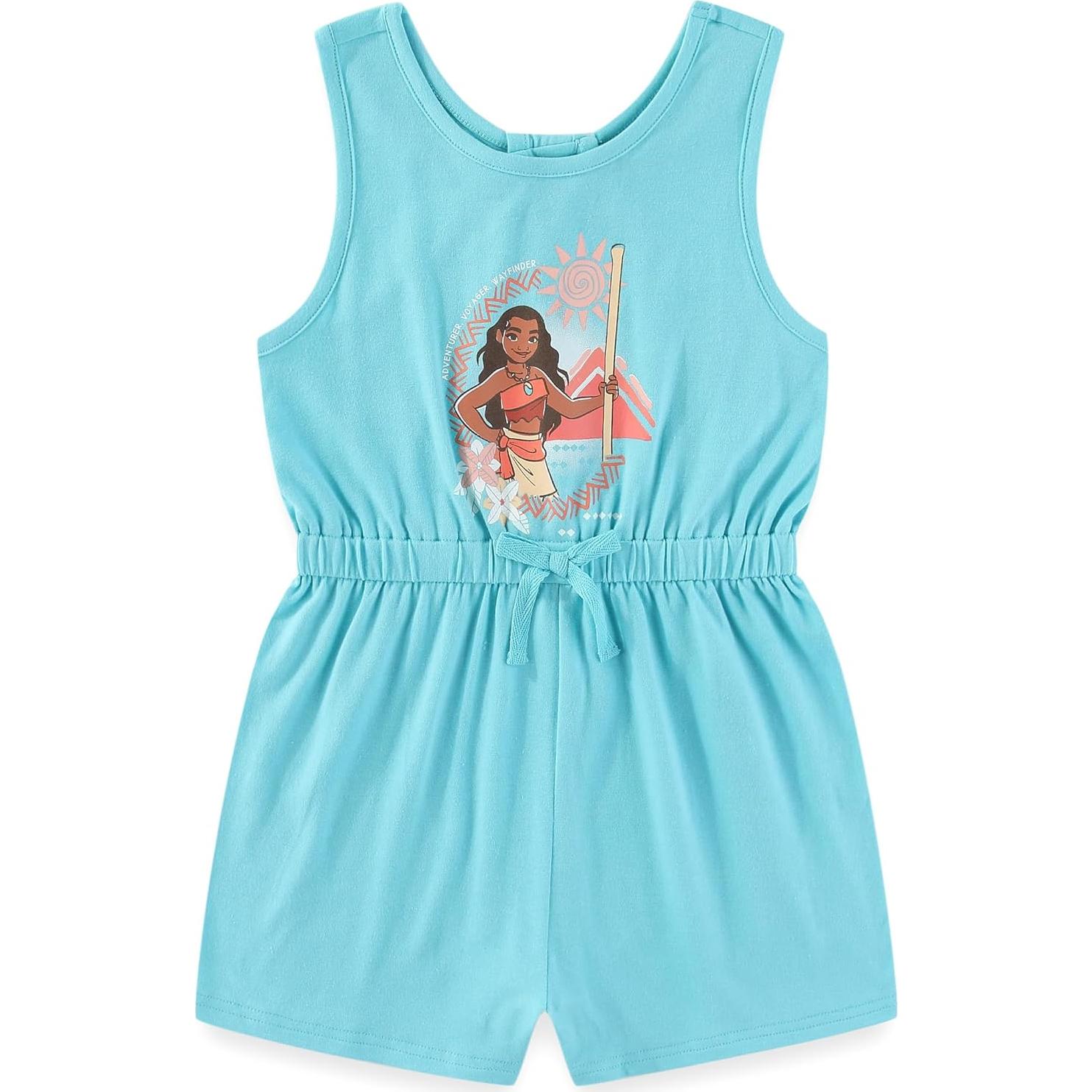Monos Disney Moana para Niñas 2 Paquete Tallas 2T a 10