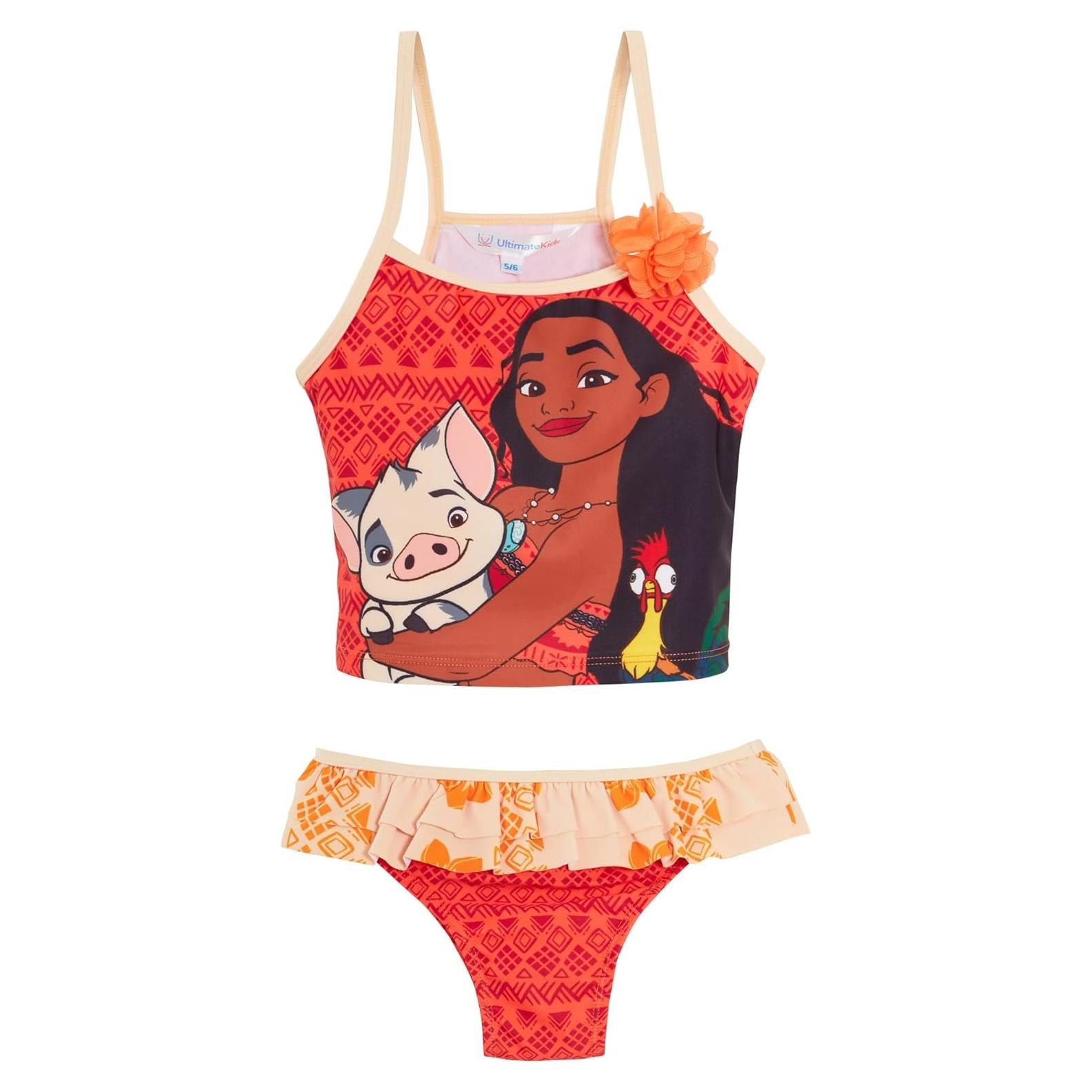 Tankini Moana Disney Niñas 2 Piezas Deluxe 9-10 Años