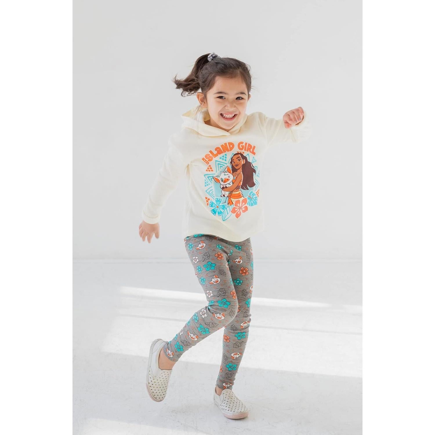 Conjunto sudadera capucha y leggings Disney Moana 3T