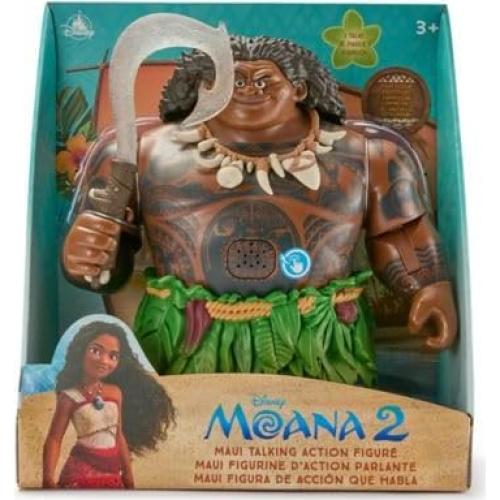 Figura de Acción Hablante Maui Disney 34cm con Gancho Iluminado
