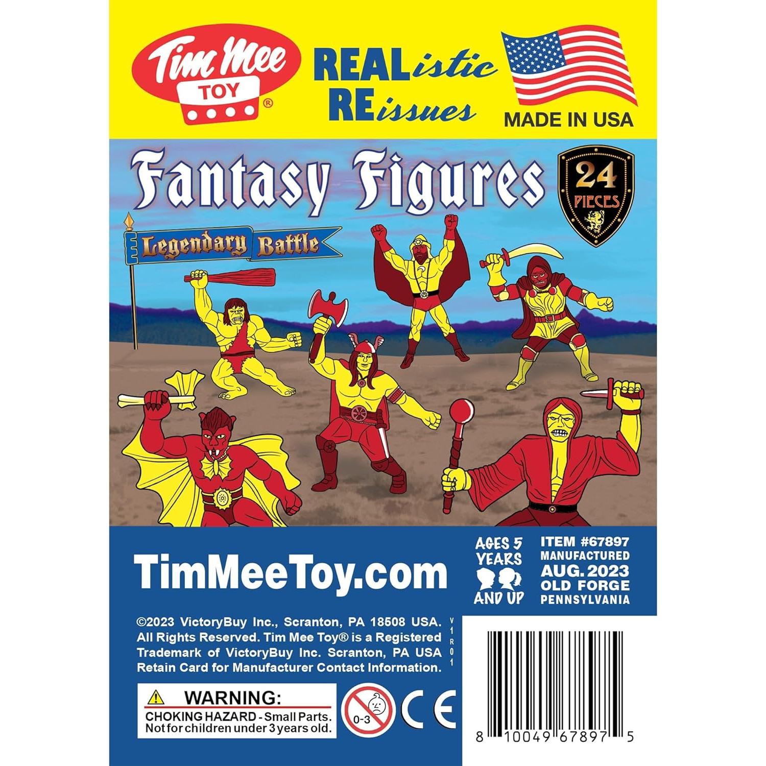 Figuras de Batalla Legendarias TimMee - Set 24pc 7,87cm