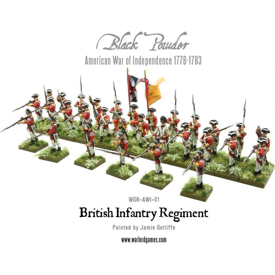 Kit de Modelo Regimiento de Infantería Británica 1:56 Warlord